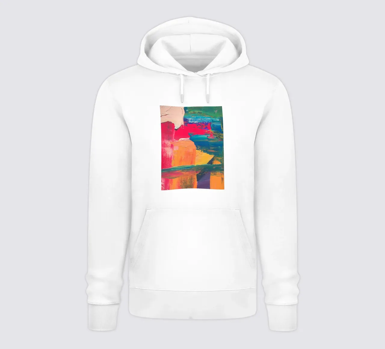 Energetic abstract composition felpa con cappuccio da LisaArtes