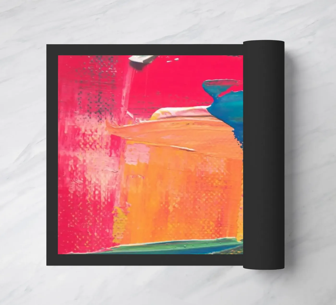 Energetic abstract composition Fußmatte von LisaArtes