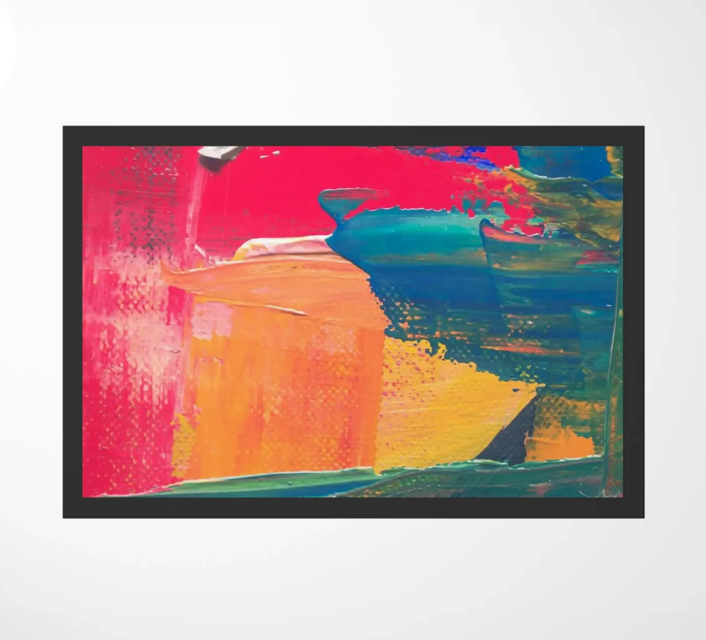 Energetic abstract composition Fußmatte von LisaArtes