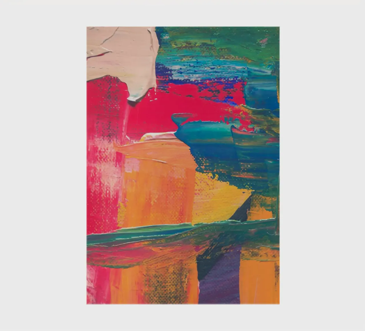 Energetic abstract composition notebook by LisaArtes