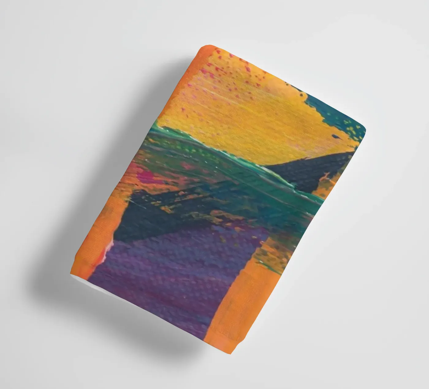 Energetic abstract composition towel by LisaArtes