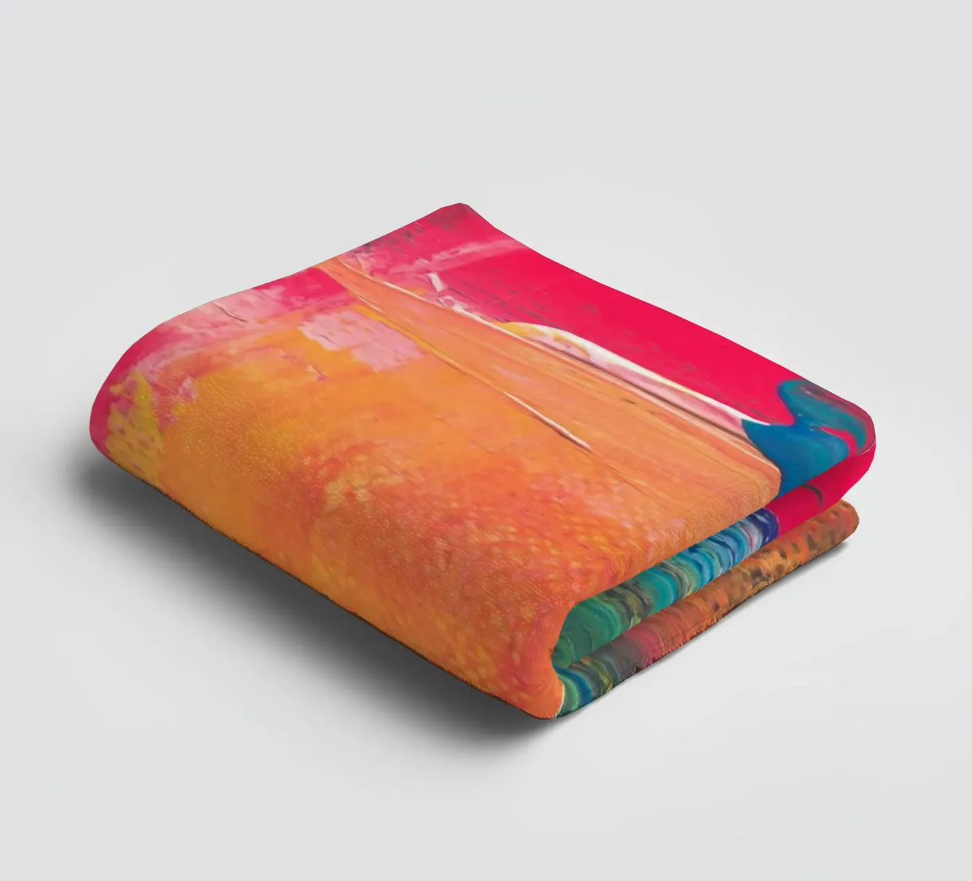 Energetic abstract composition towel by LisaArtes