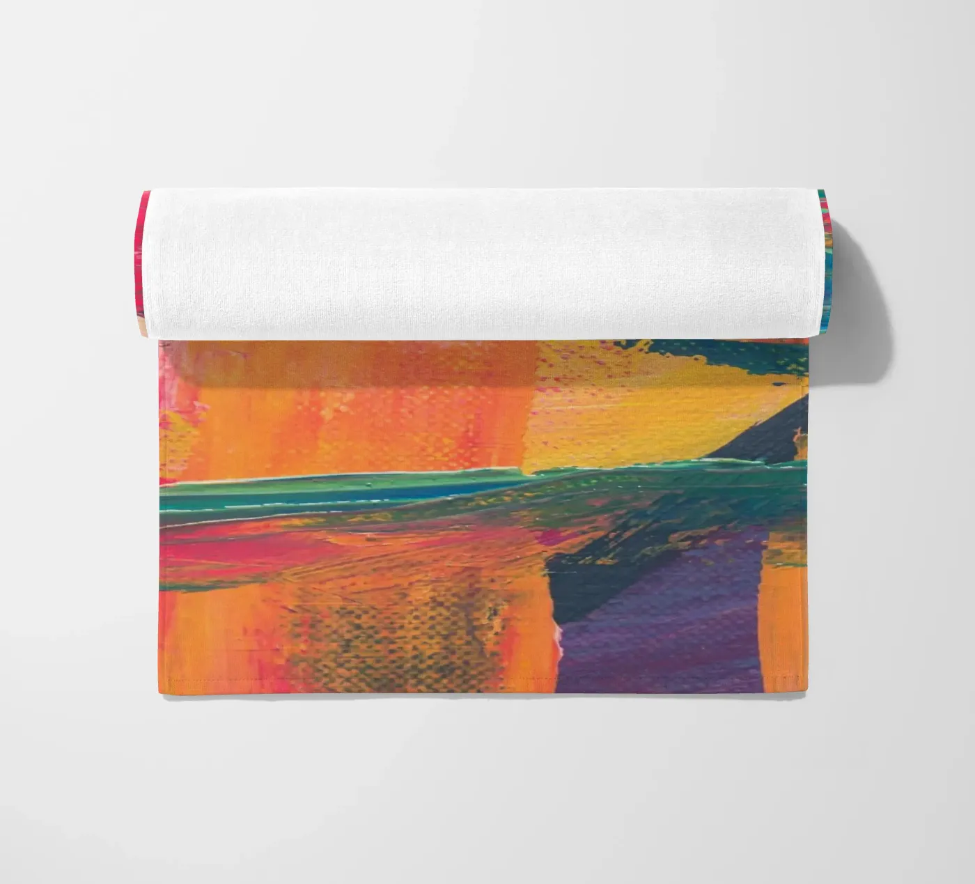 Energetic abstract composition strandhanddoek van LisaArtes