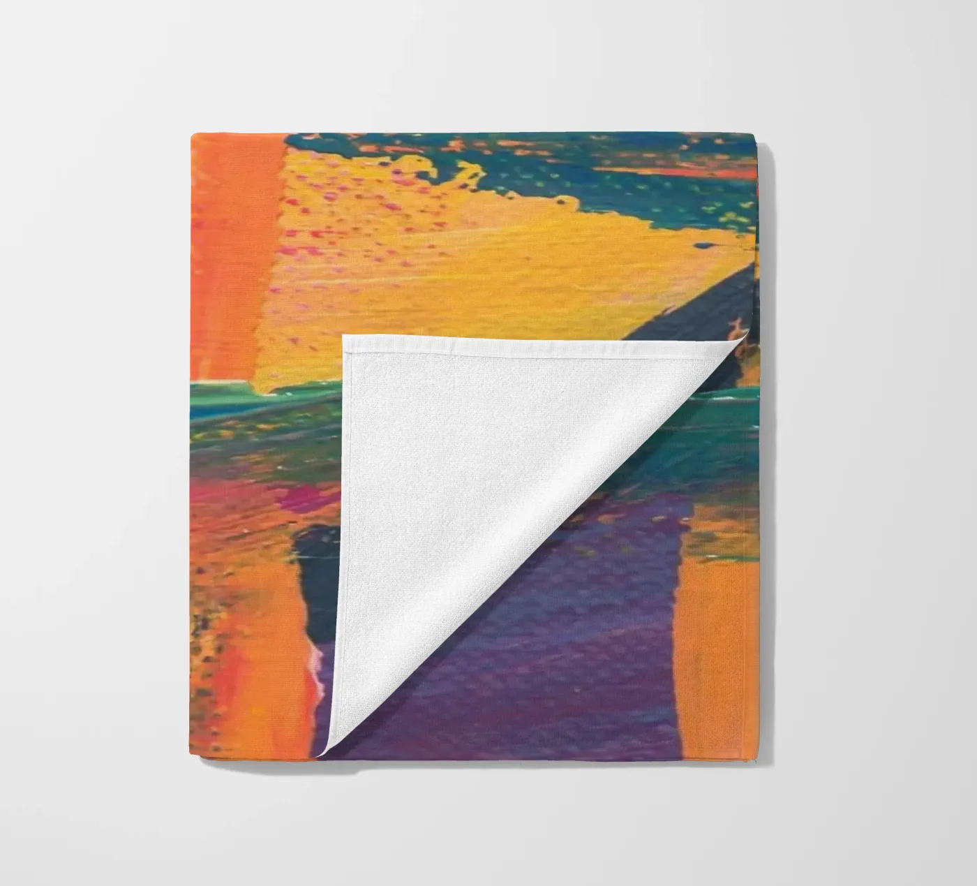 Energetic abstract composition strandhanddoek van LisaArtes