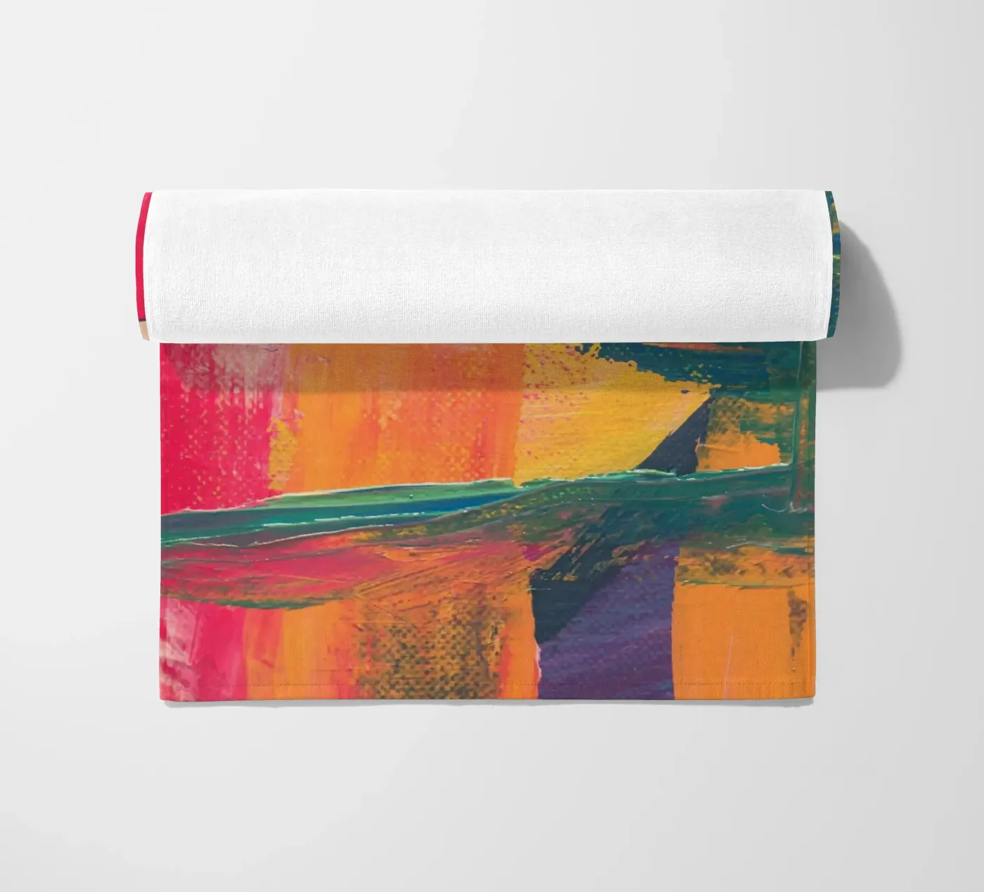 Energetic abstract composition strandhanddoek van LisaArtes