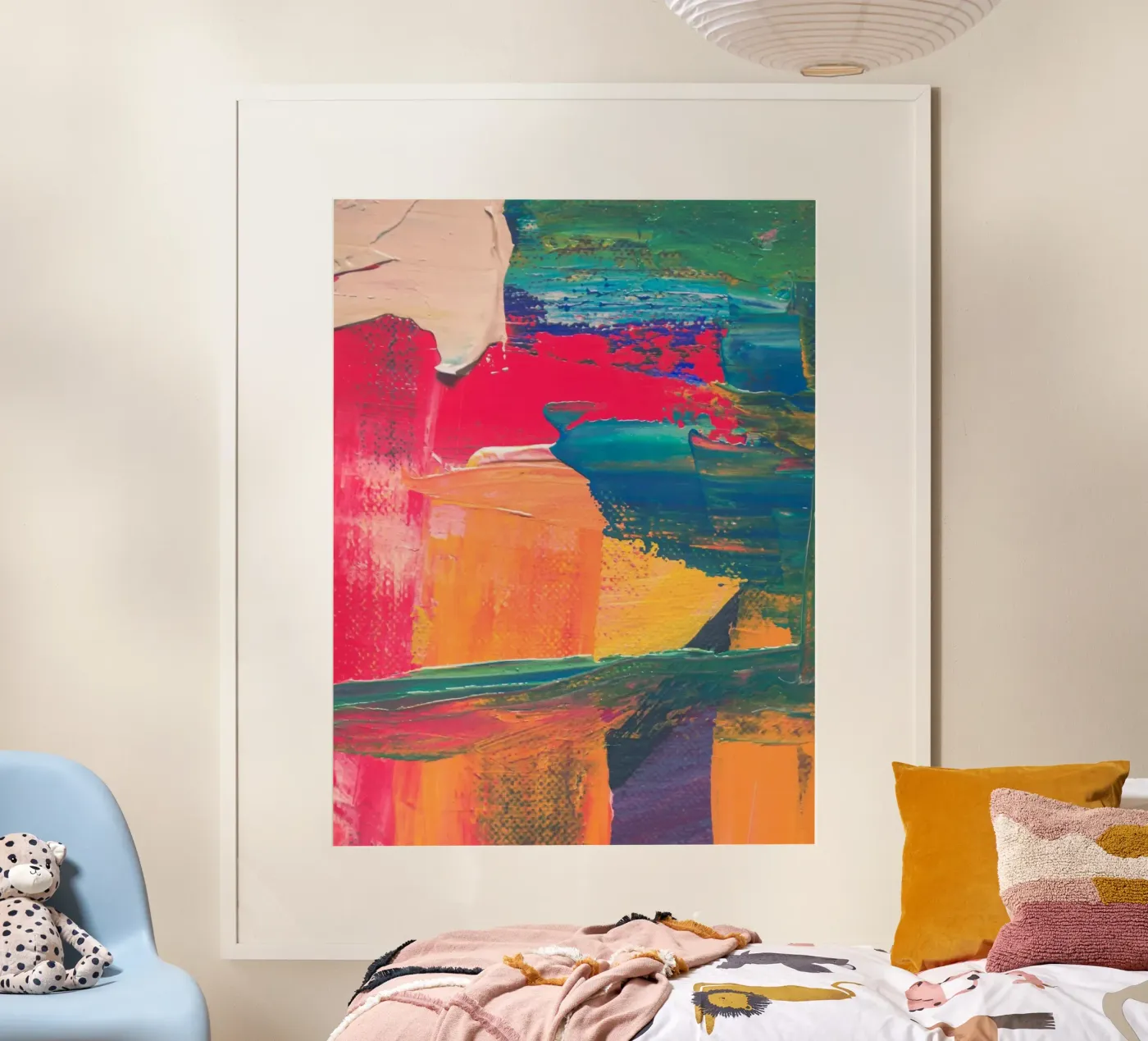 Energetic abstract composition poster de LisaArtes