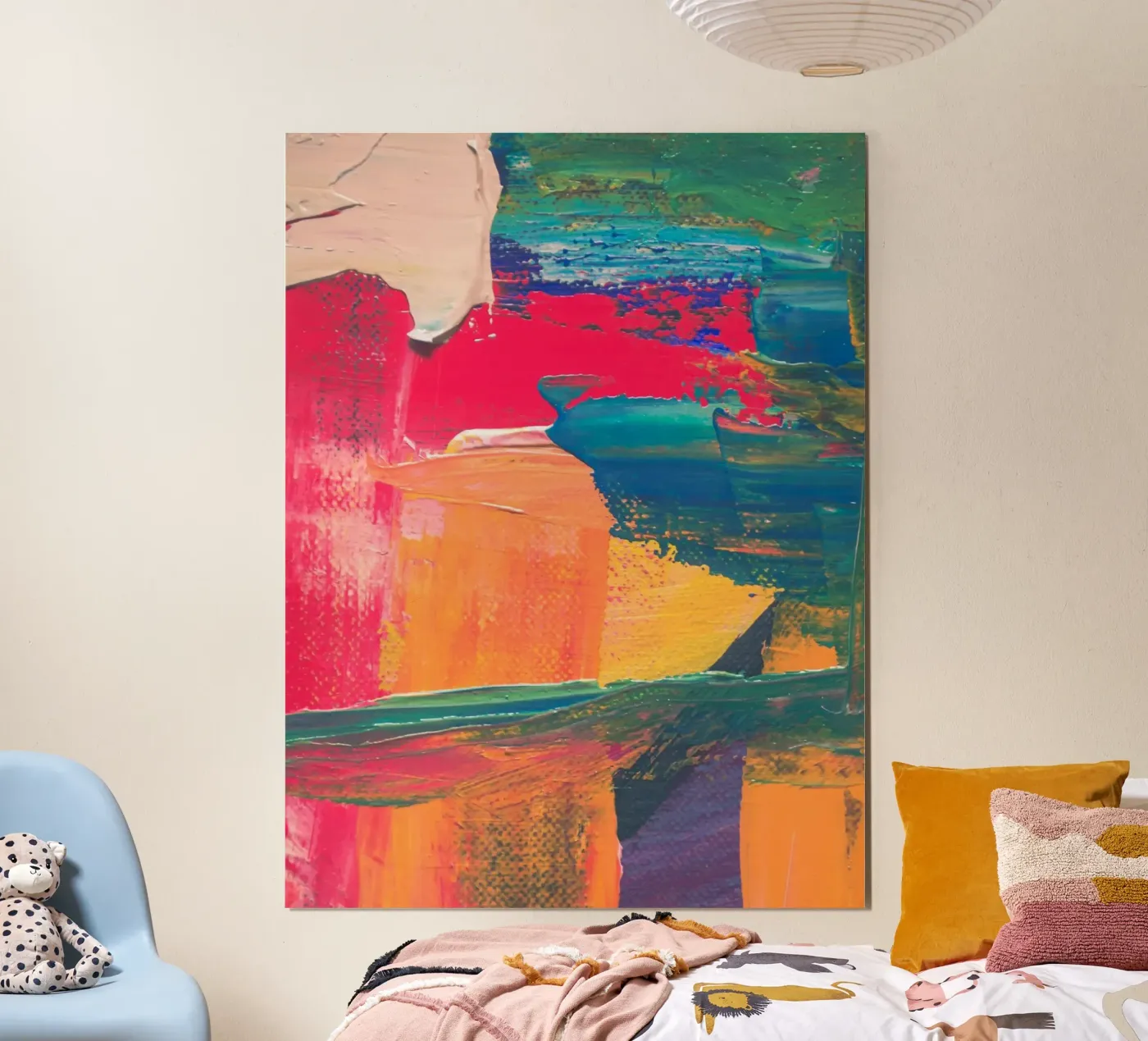 Energetic abstract composition poster de LisaArtes