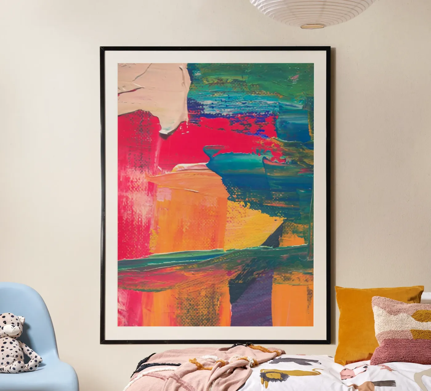 Energetic abstract composition poster de LisaArtes