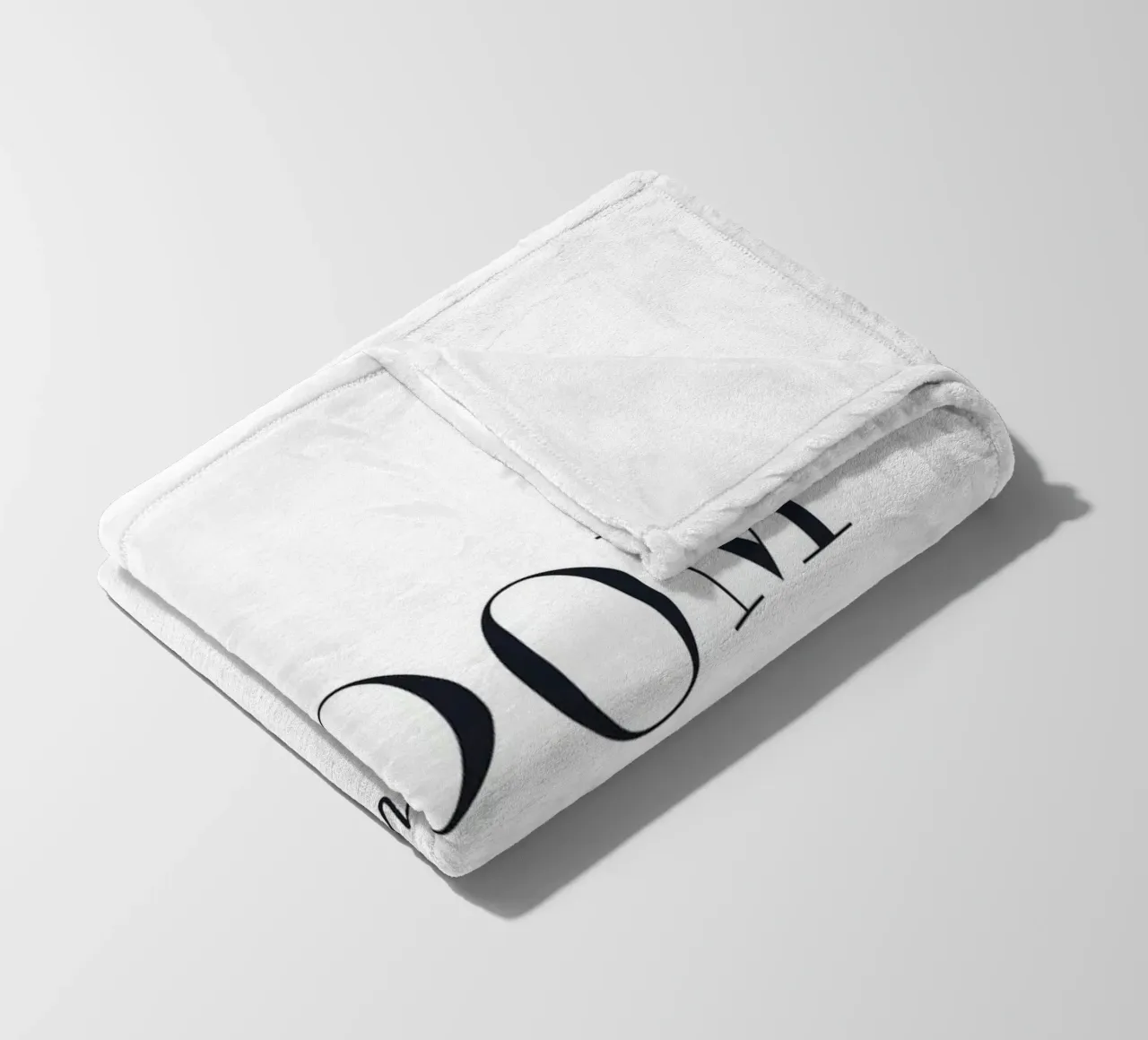 Bloom Your Way - Design tipografico minimalista coperta in pile da Whole©