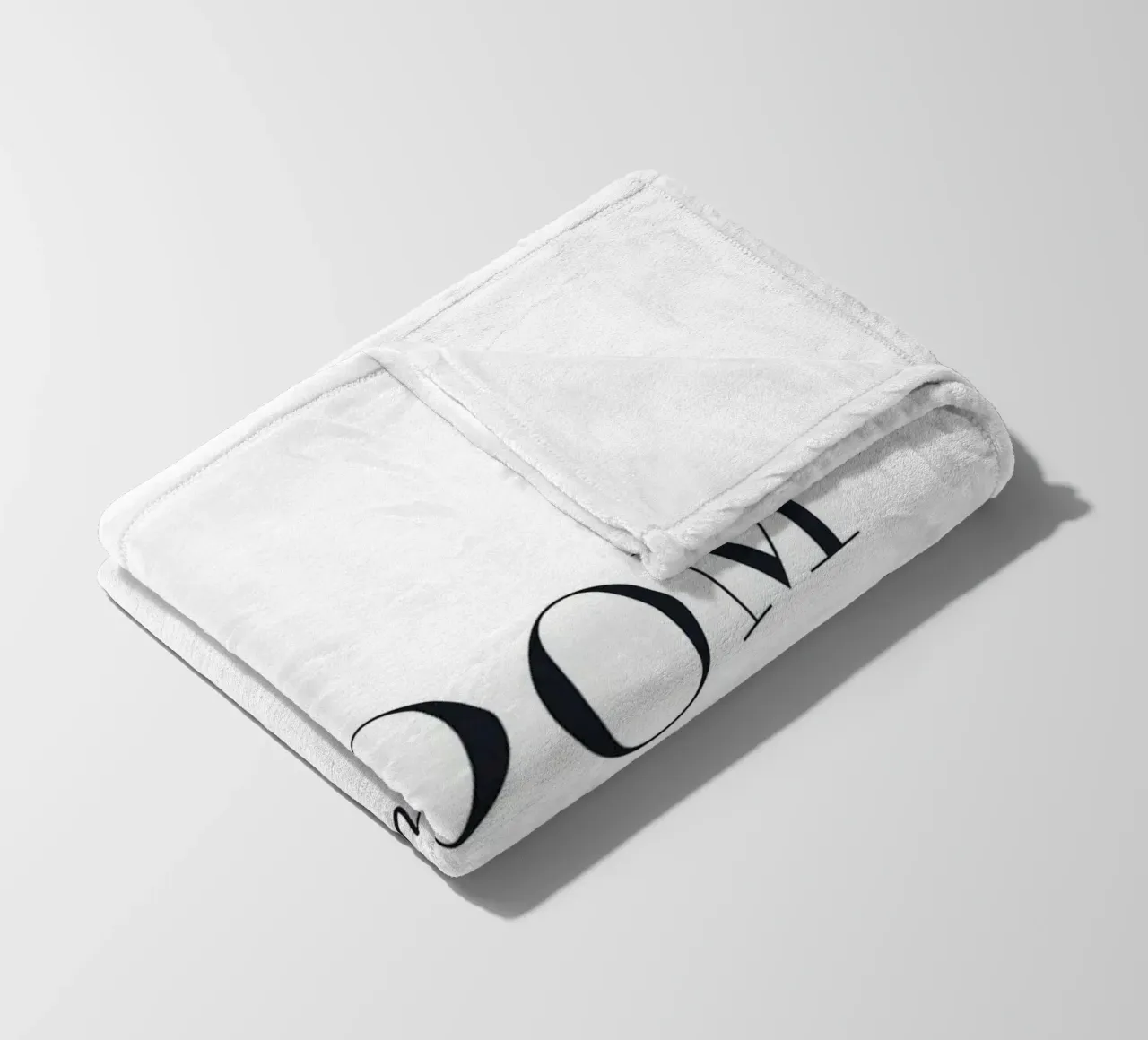 Bloom Your Way - Design tipografico minimalista coperta in pile da Whole©