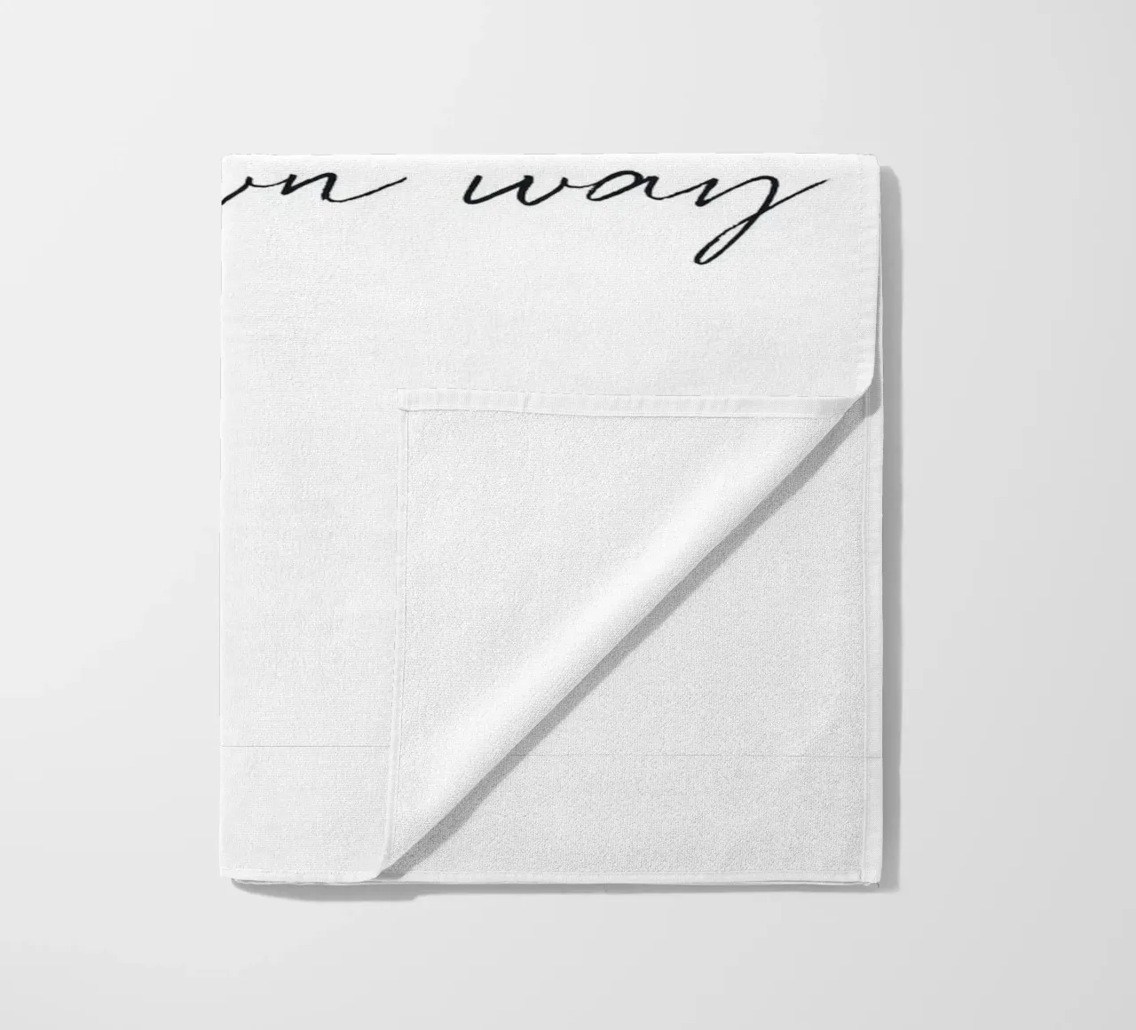 Bloom Your Way - Design tipografico minimalista telo mare da Whole©