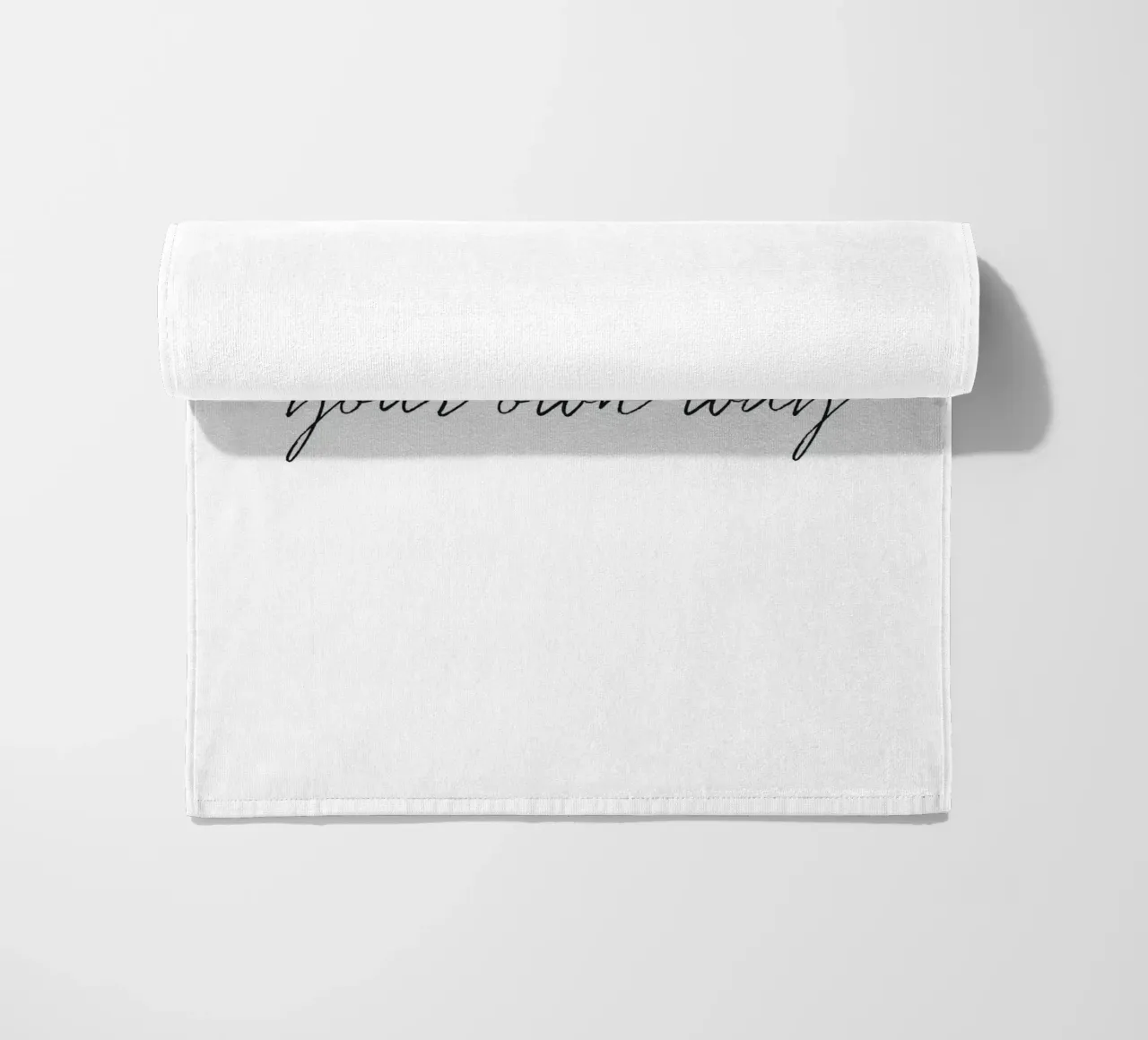 Bloom Your Way - Design tipografico minimalista telo mare da Whole©