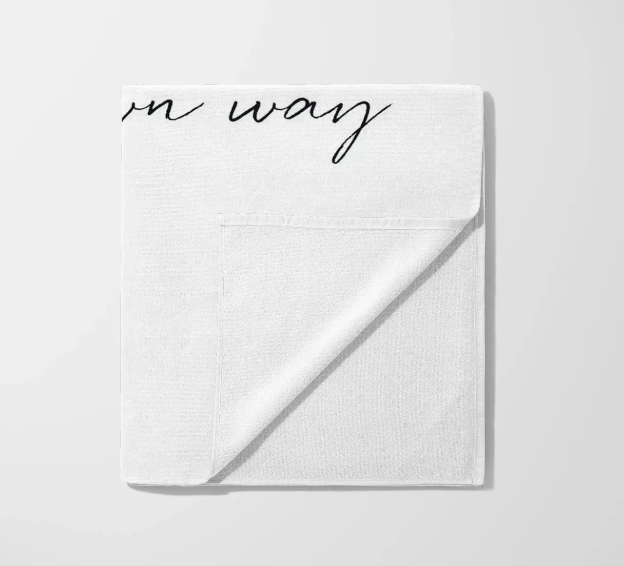Bloom Your Way - Design tipografico minimalista telo mare da Whole©