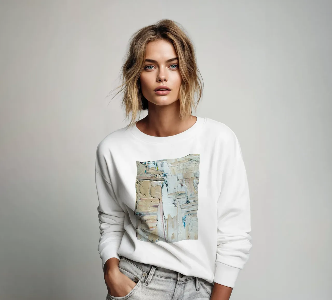 Abstract composition and sense of movement Sweatshirt von LisaArtes