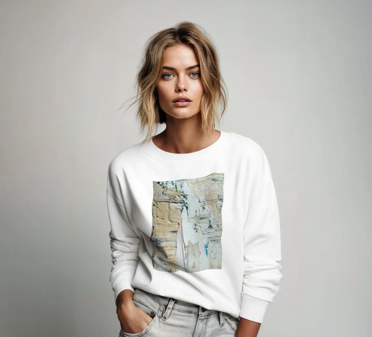 Abstract composition and sense of movement Sweatshirt von LisaArtes