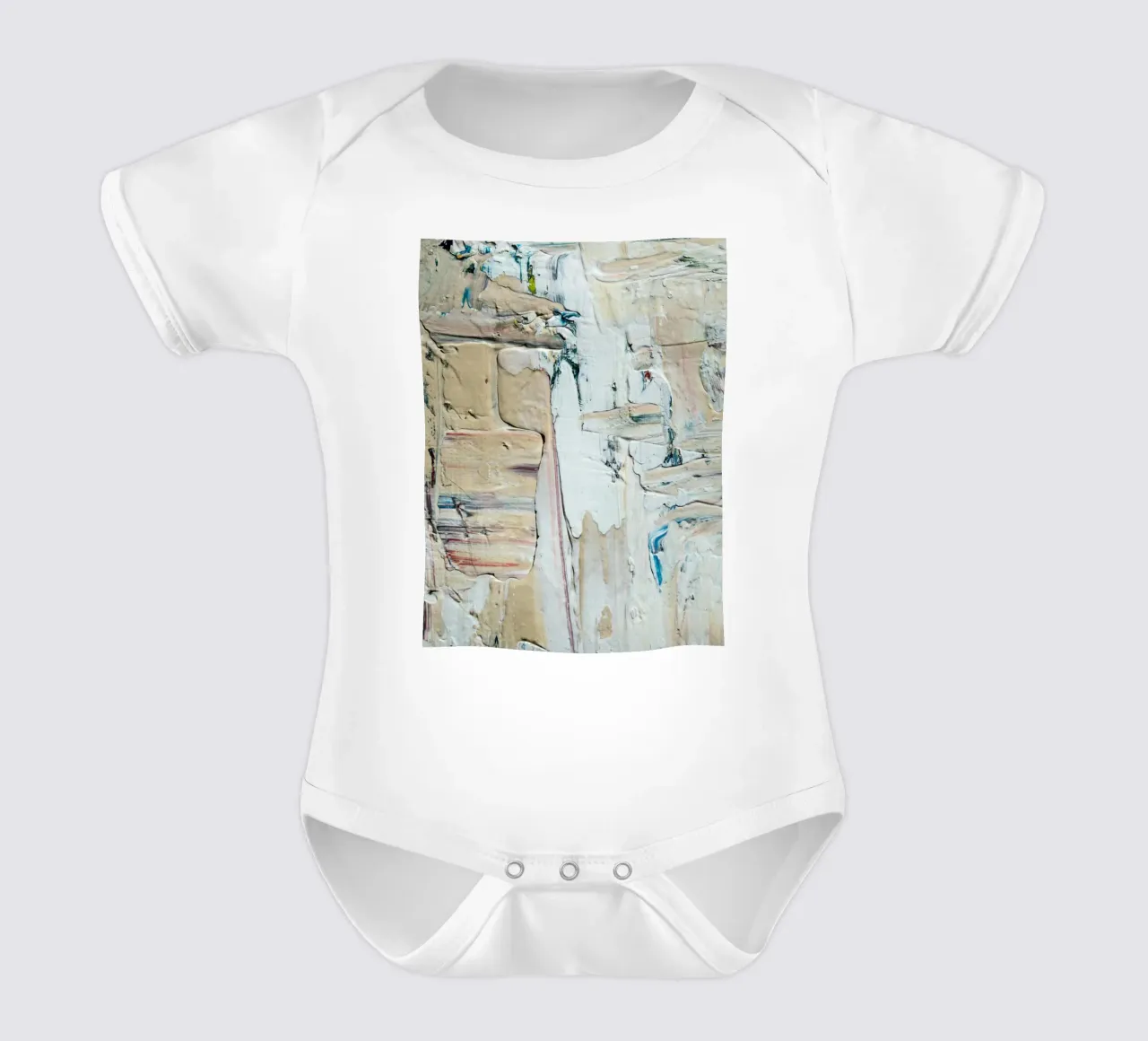 Abstract composition and sense of movement body neonato maniche corte da LisaArtes