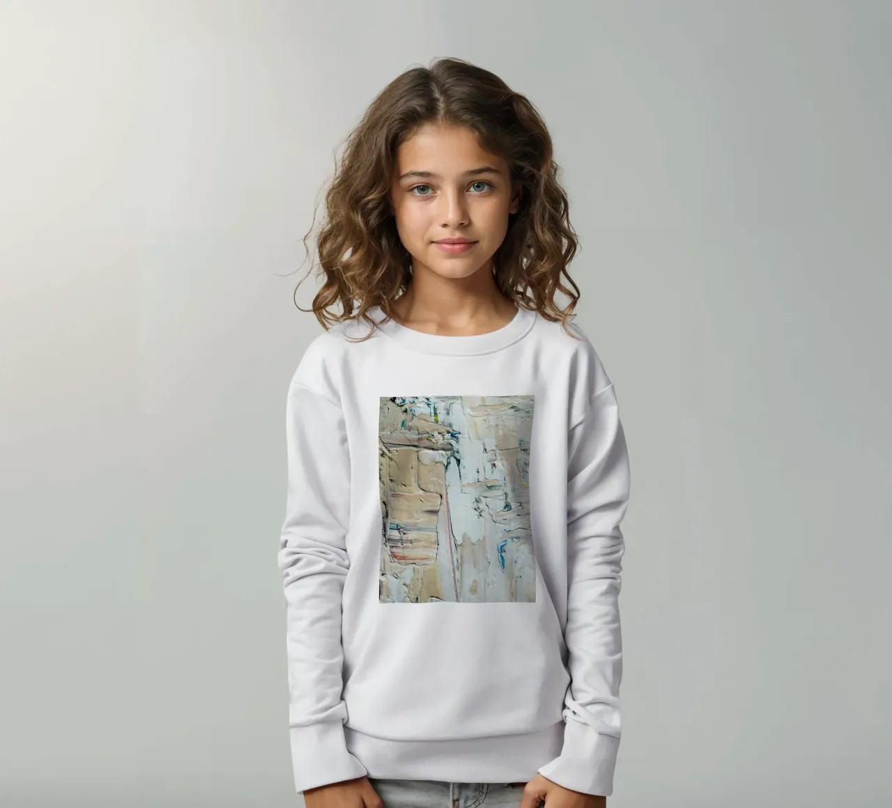Abstract composition and sense of movement sudadera para niño de LisaArtes
