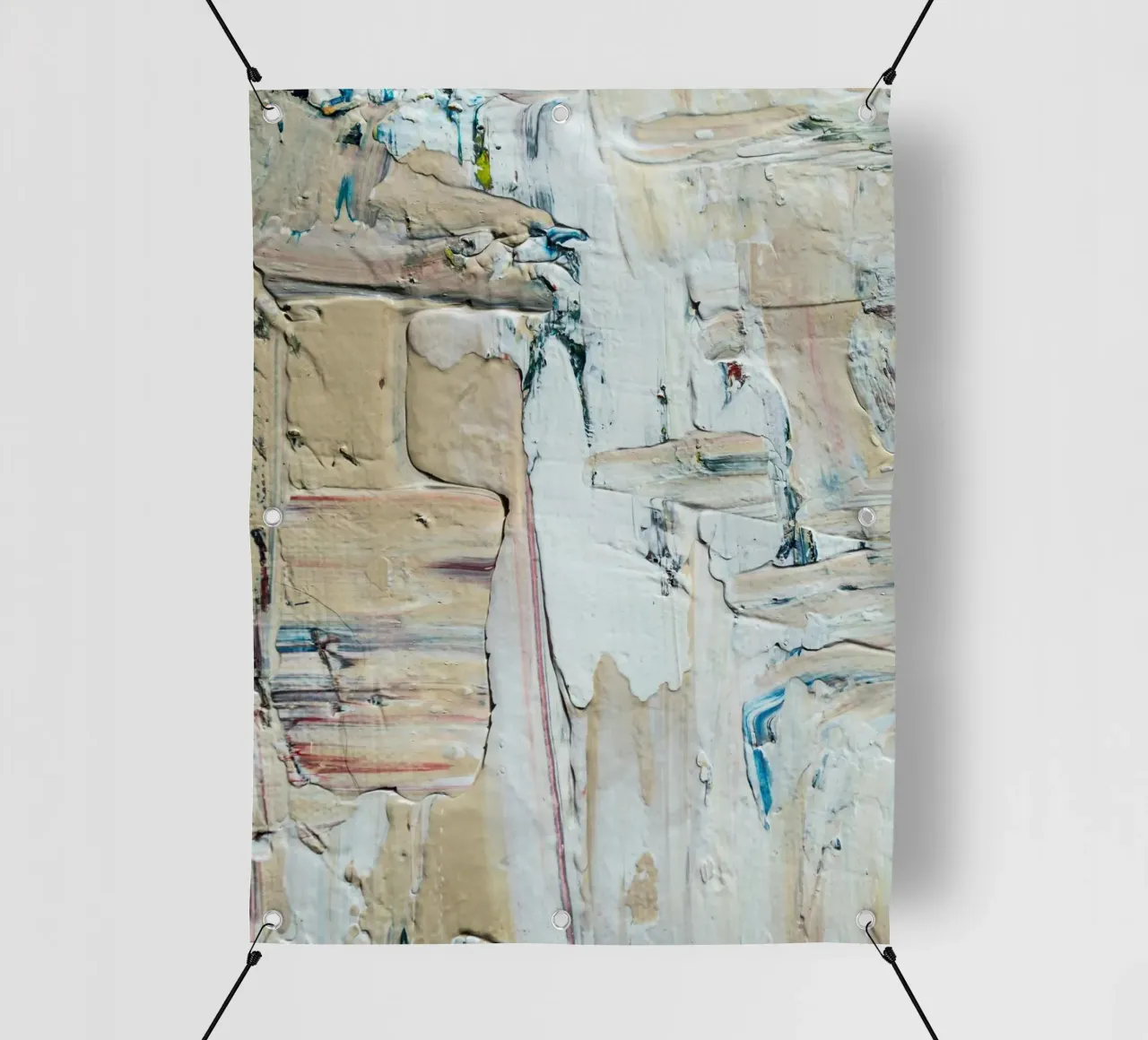 Abstract composition and sense of movement telo in pvc da LisaArtes