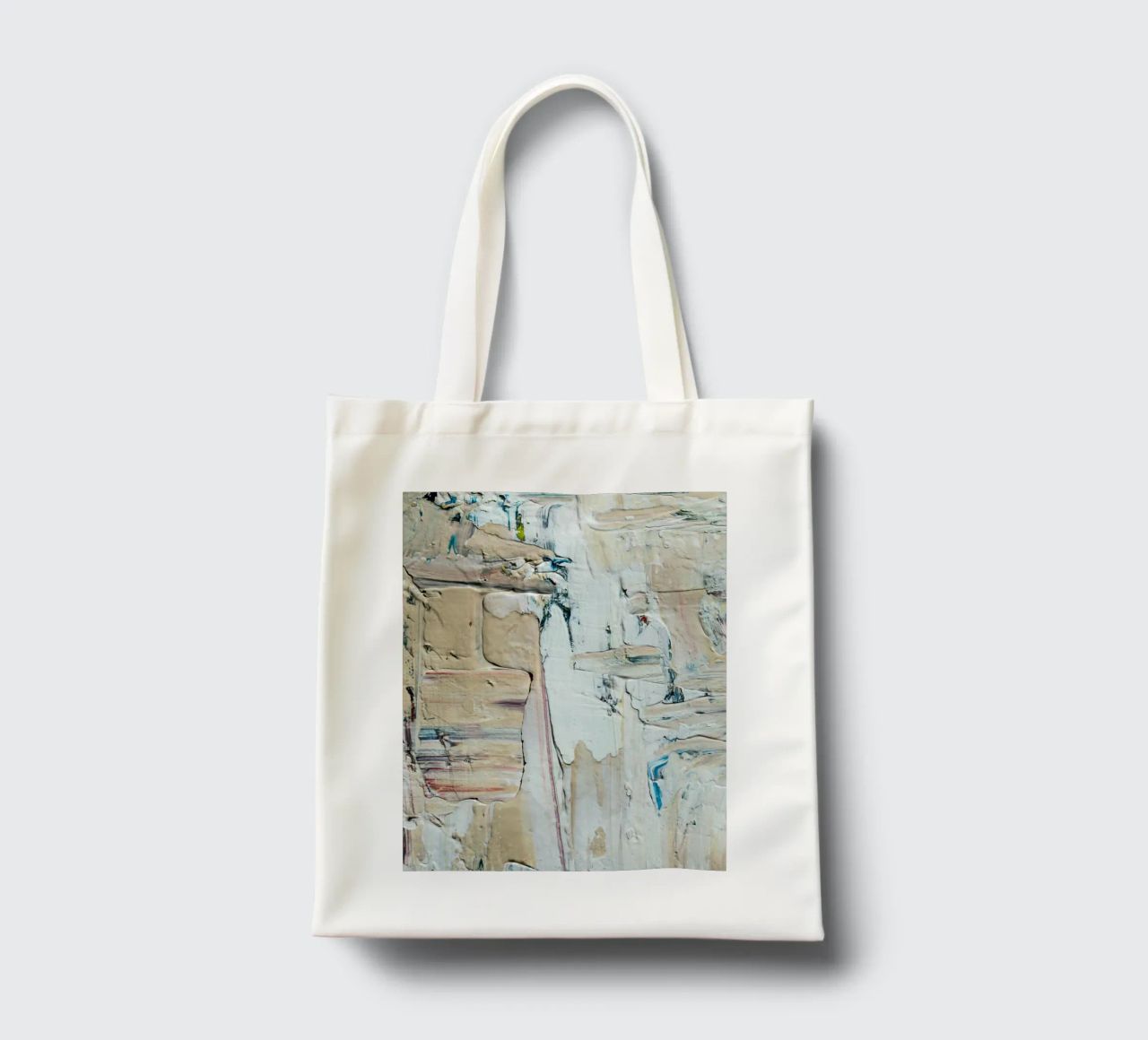 Abstract composition and sense of movement borsa in juta da LisaArtes