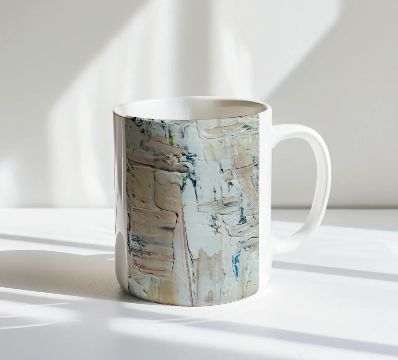 Abstract composition and sense of movement tazza in ceramica da LisaArtes