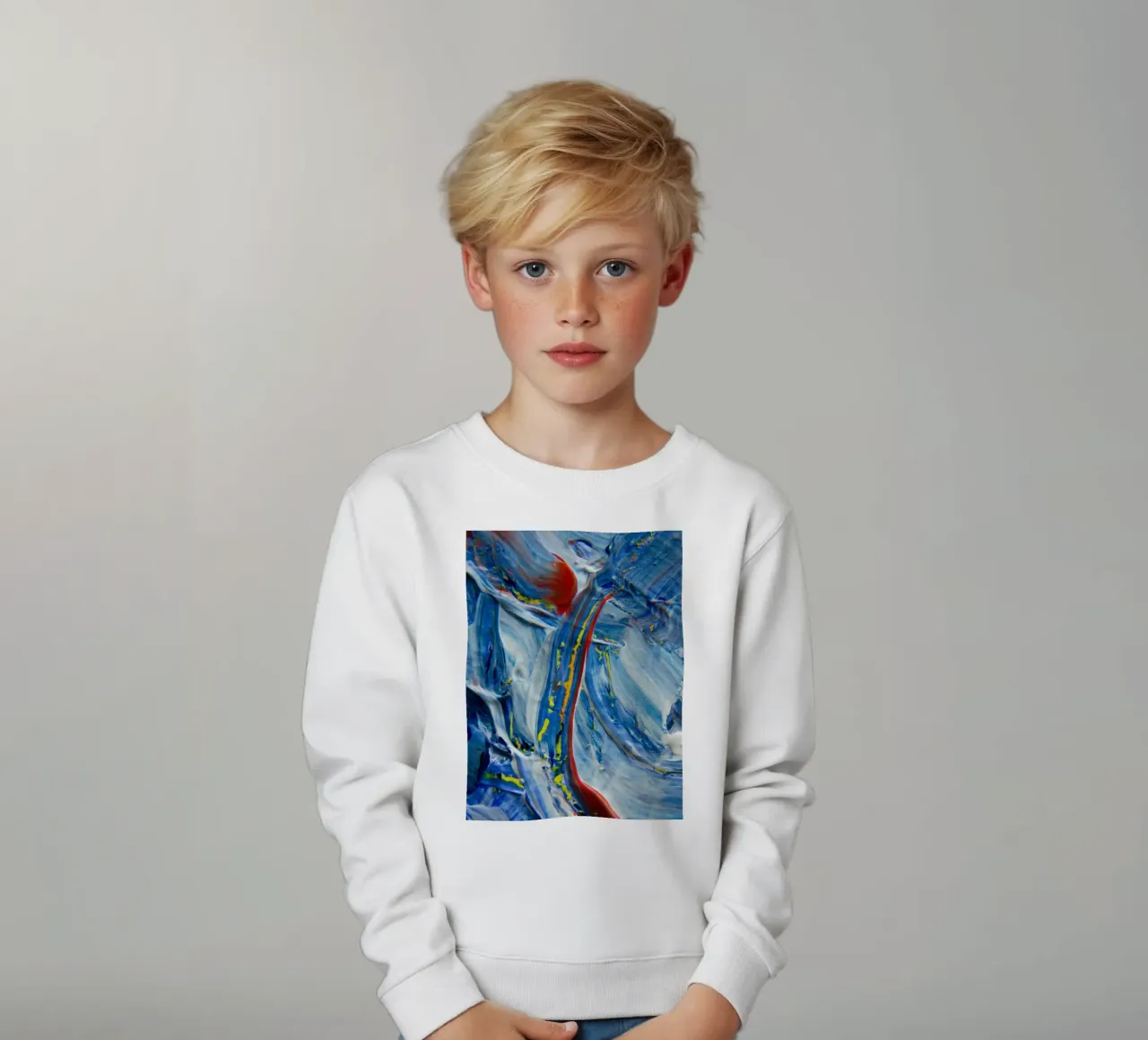 Vibrant swirls felpa bambino da LisaArtes