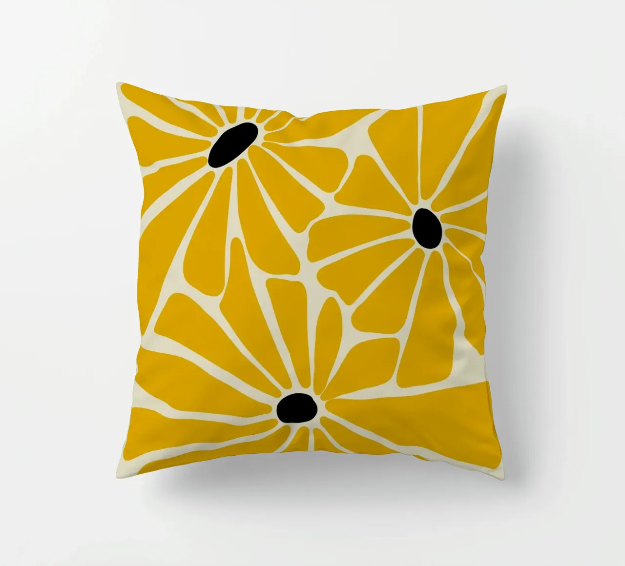 Yellow petals coussin de LisaArtes