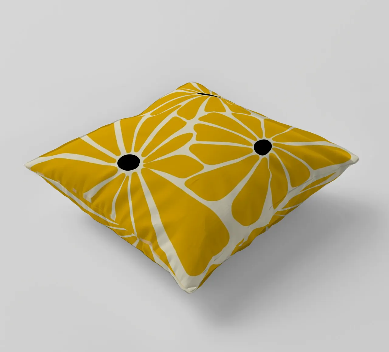 Yellow petals coussin de LisaArtes