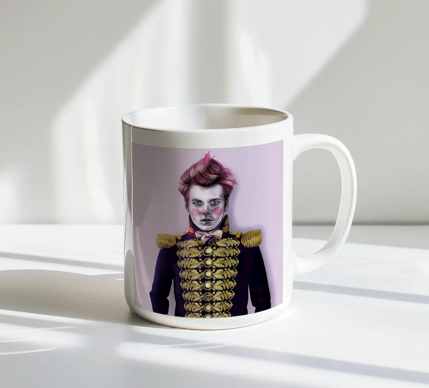 Cirque 1 ceramic mug by Agnes KR Patience