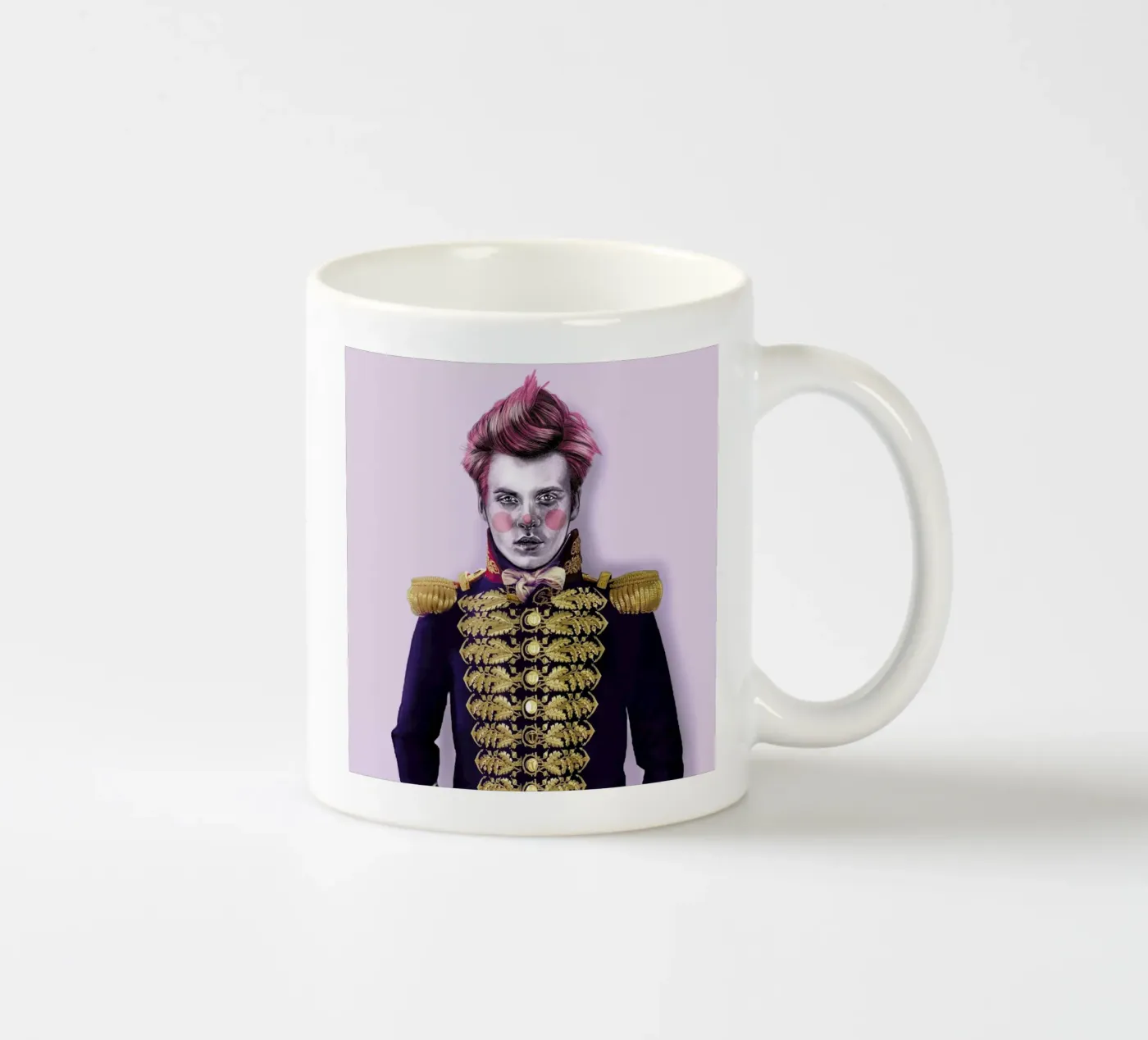 Cirque 1 ceramic mug by Agnes KR Patience