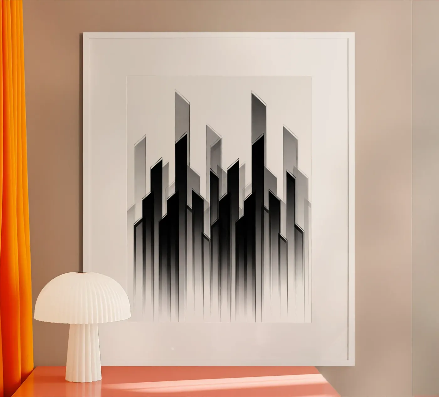 Torre monocromatica poster da Lucy Marshall