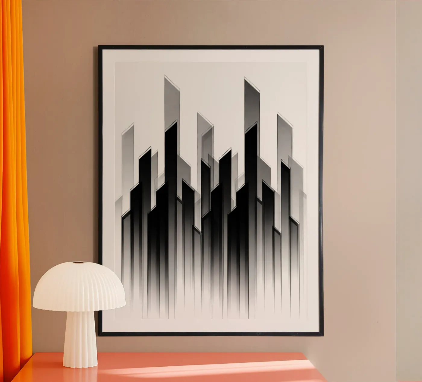 Torre monocromatica poster da Lucy Marshall