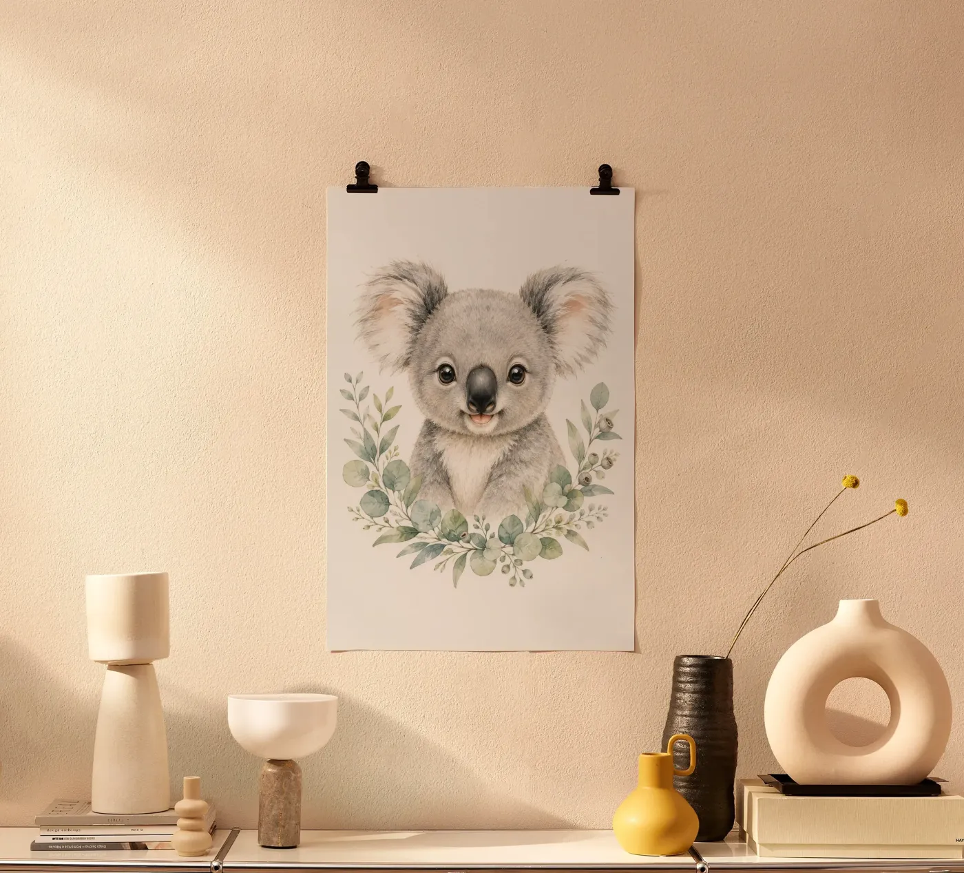 Dolce piccolo koala poster da lance cated