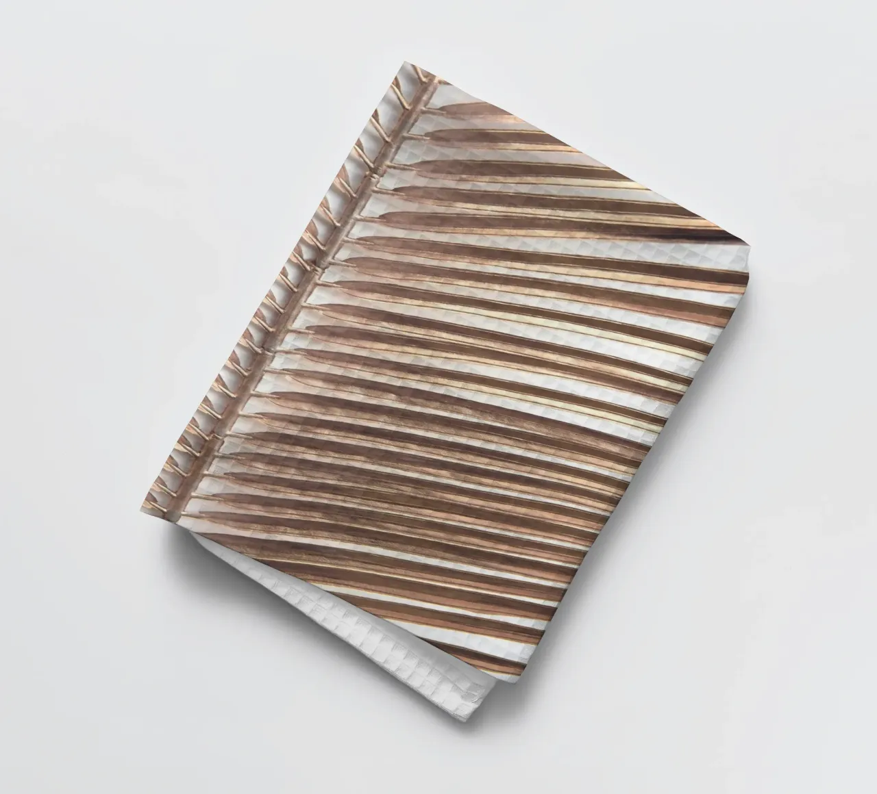 Feuille de palmier dorée - Design naturel élégant torchon de Whole©
