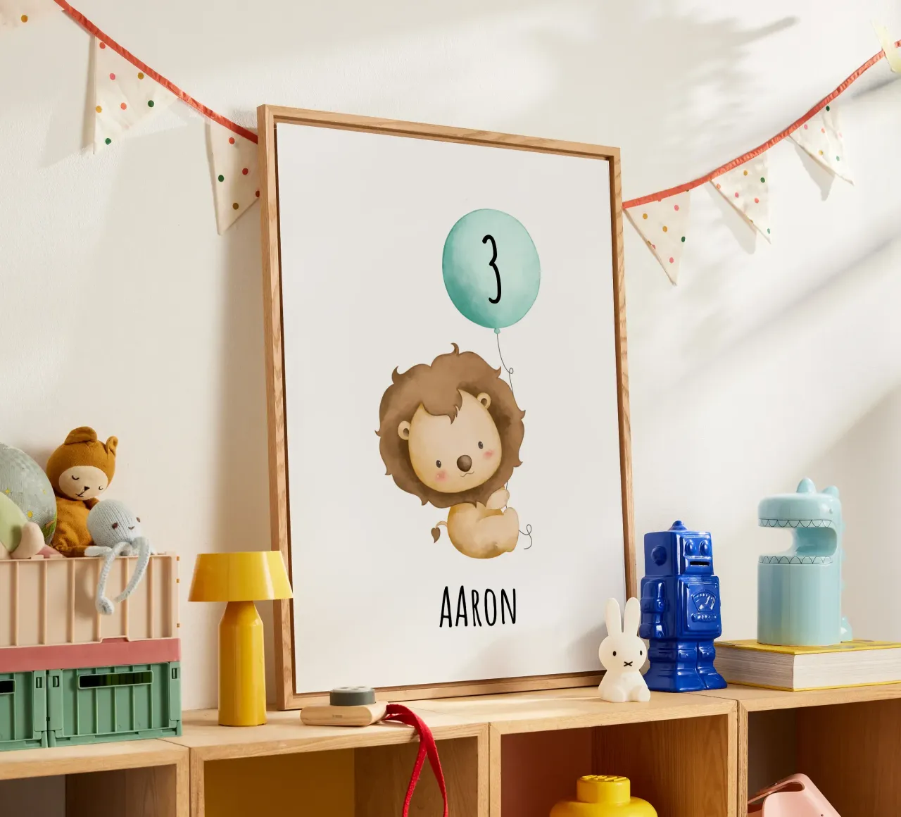 Löwe mit Ballon plexiglass da Ohkimiko