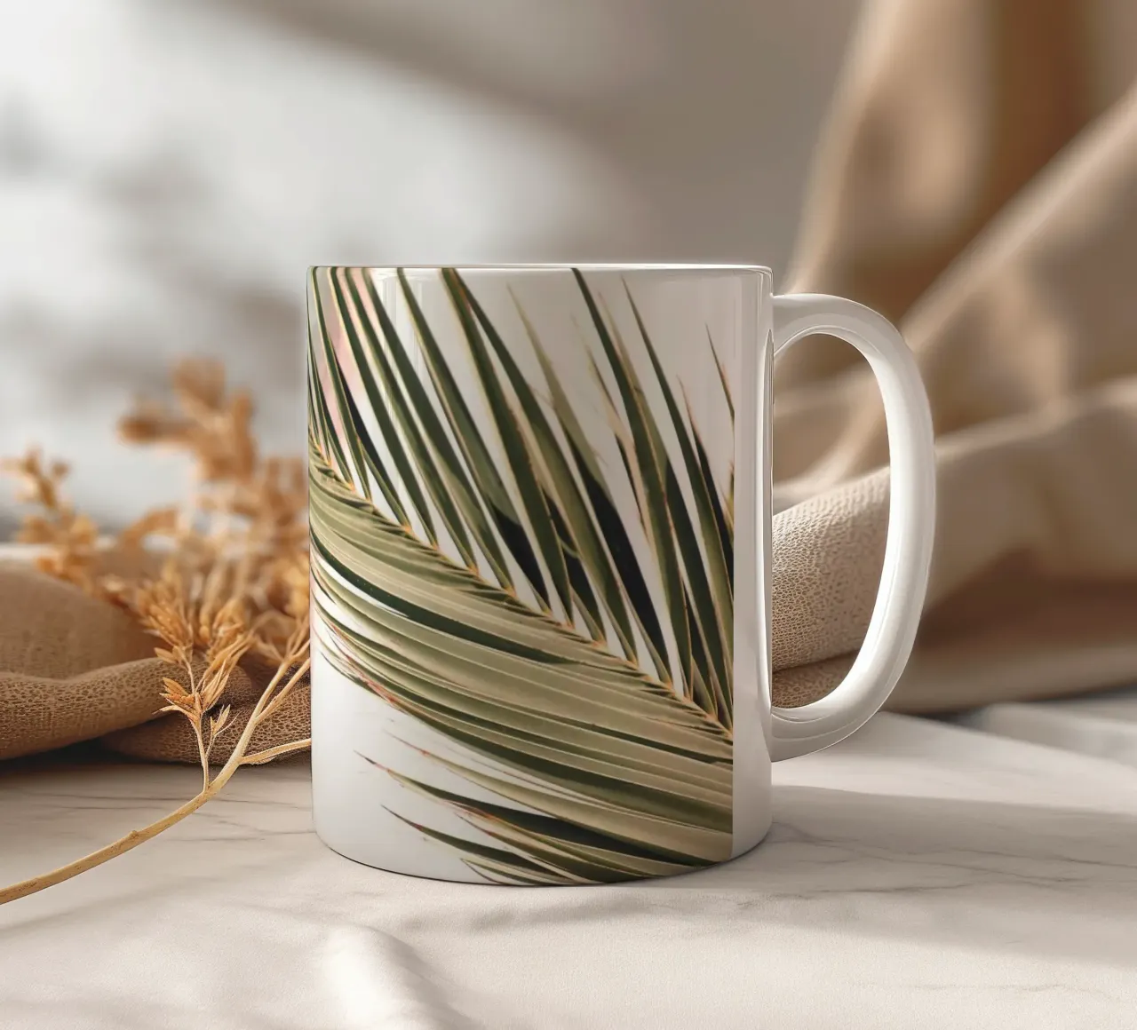 Gioco di palme - Eleganza tropicale tazza in ceramica da Whole©