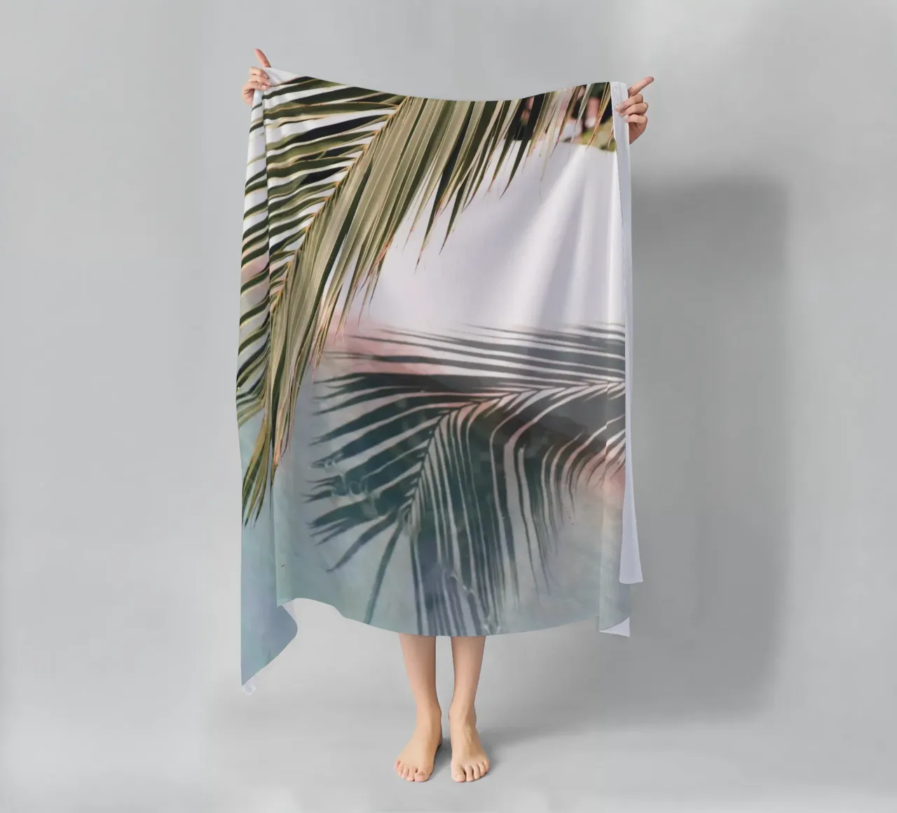 Gioco di palme - Eleganza tropicale telo mare da Whole©