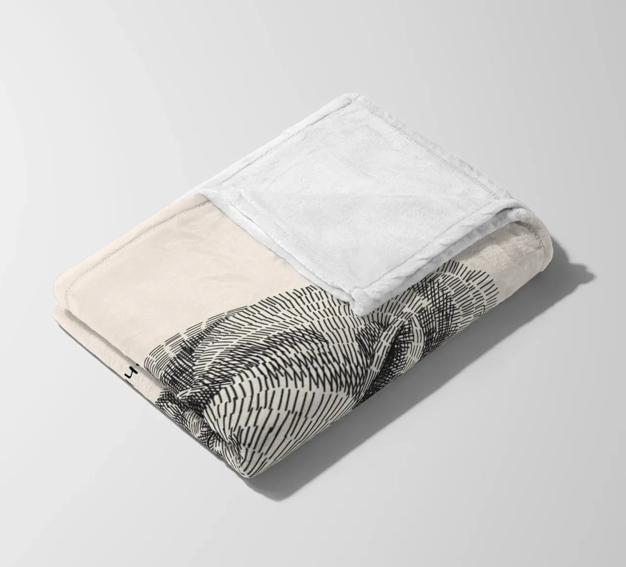 Shhht! Schlafender Fuchs coperta in pile da Ohkimiko