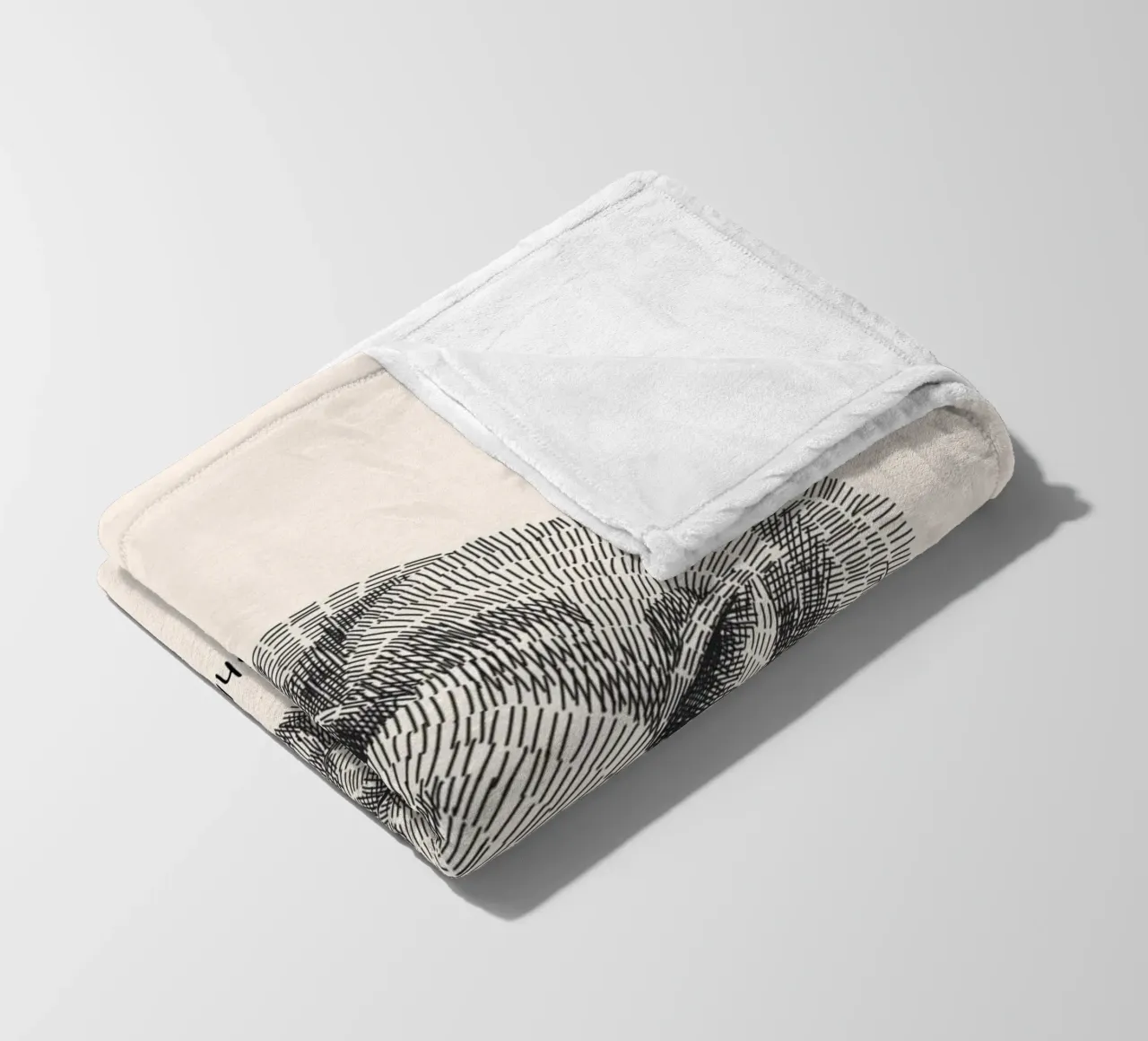 Shhht! Schlafender Fuchs coperta in pile da Ohkimiko