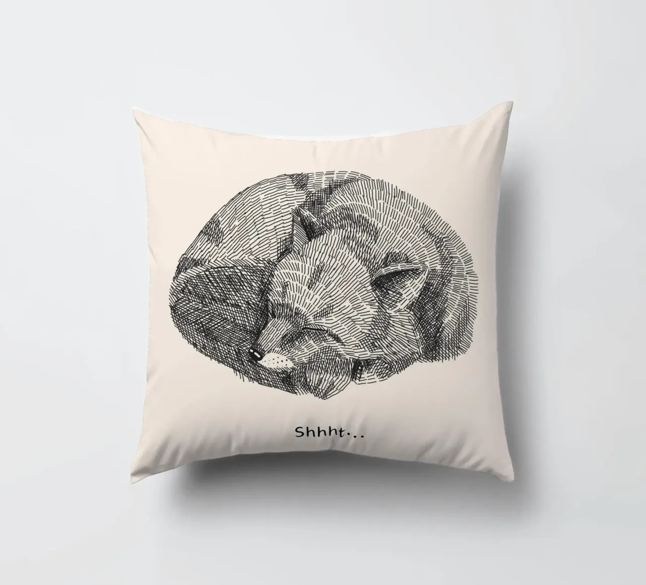 Shhht! Schlafender Fuchs cuscino da Ohkimiko