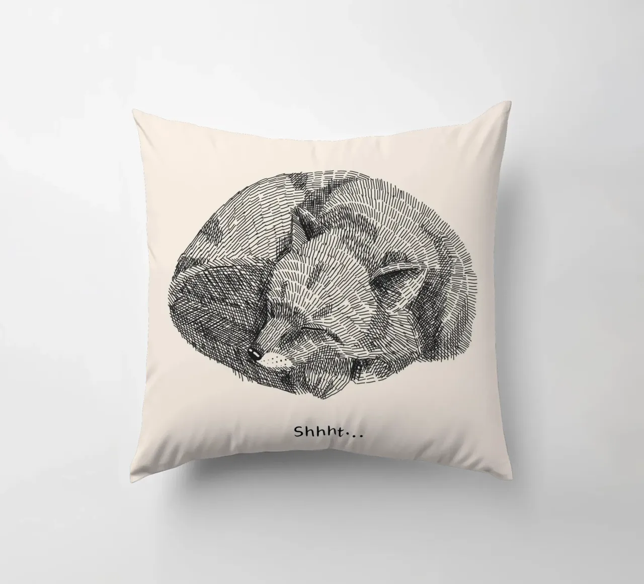 Shhht! Schlafender Fuchs cuscino da Ohkimiko