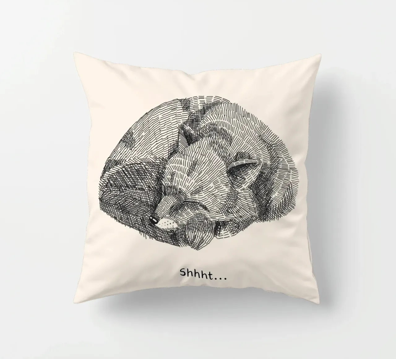 Shhht! Schlafender Fuchs cuscino da Ohkimiko