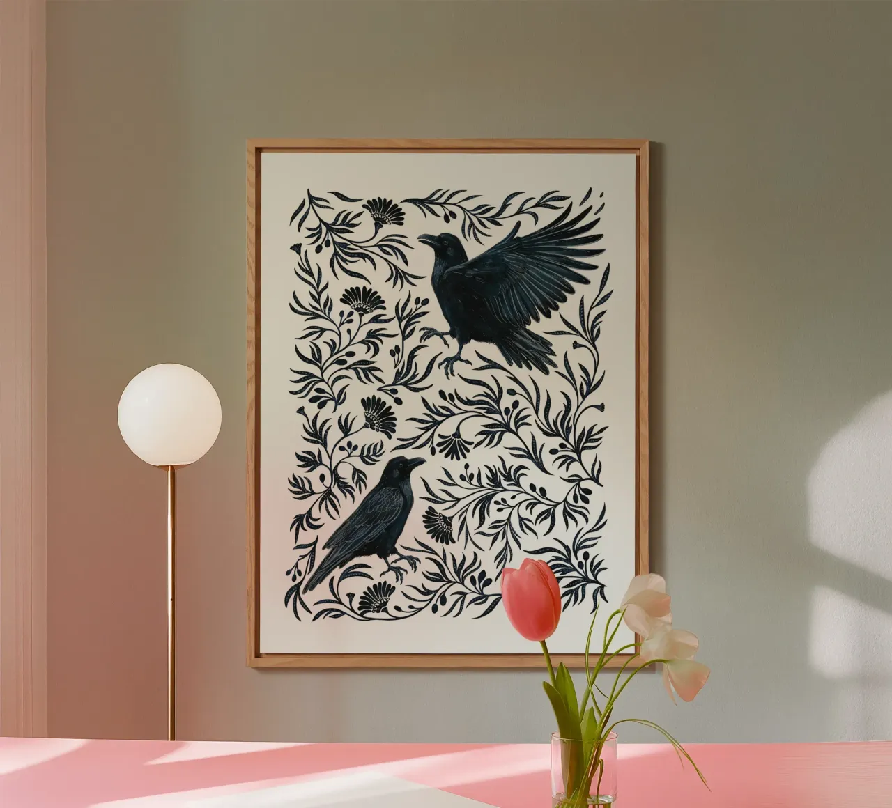 Raven Branches Forex-Platte von Laura Graves