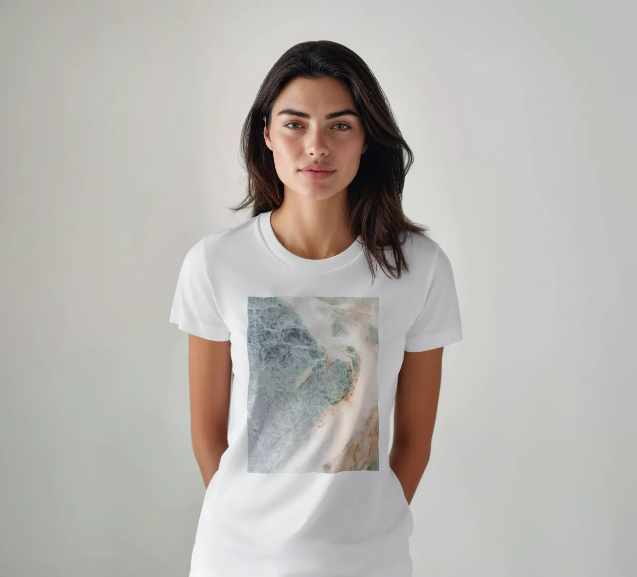 Structure de marbre douce - motif naturel t-shirt de Whole©