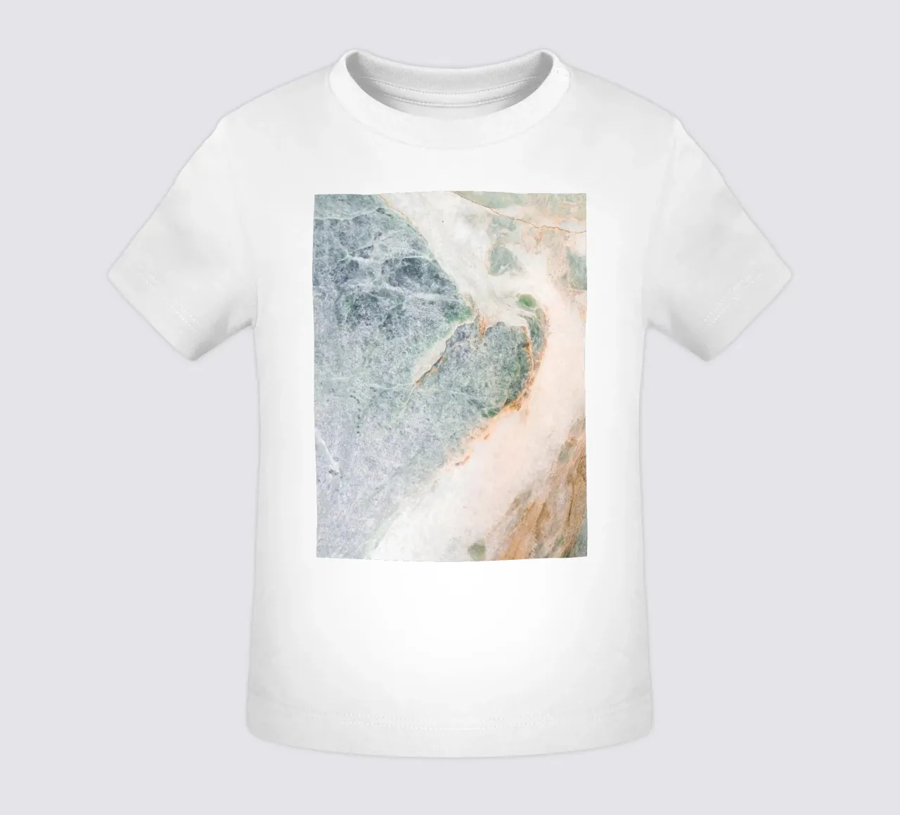 Structure de marbre douce - motif naturel t-shirt pour bébé de Whole©