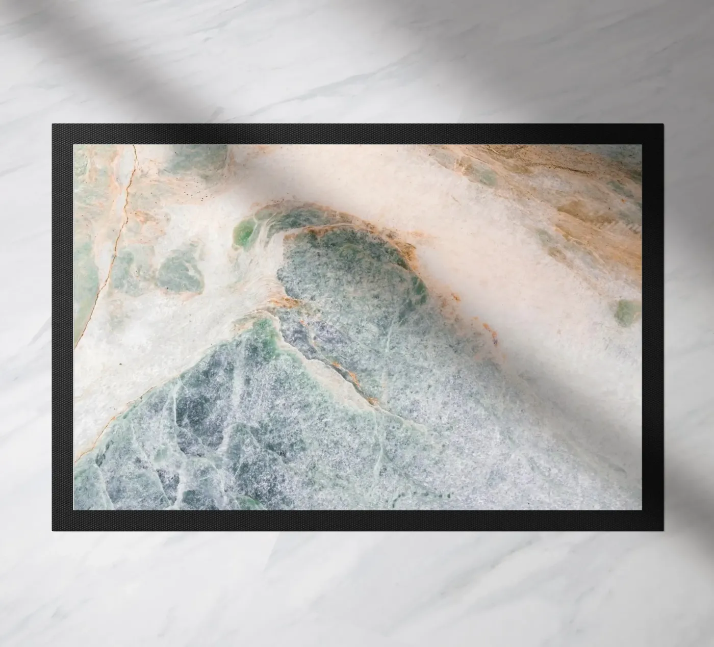 Soft marble texture - natural pattern doormat by Whole©