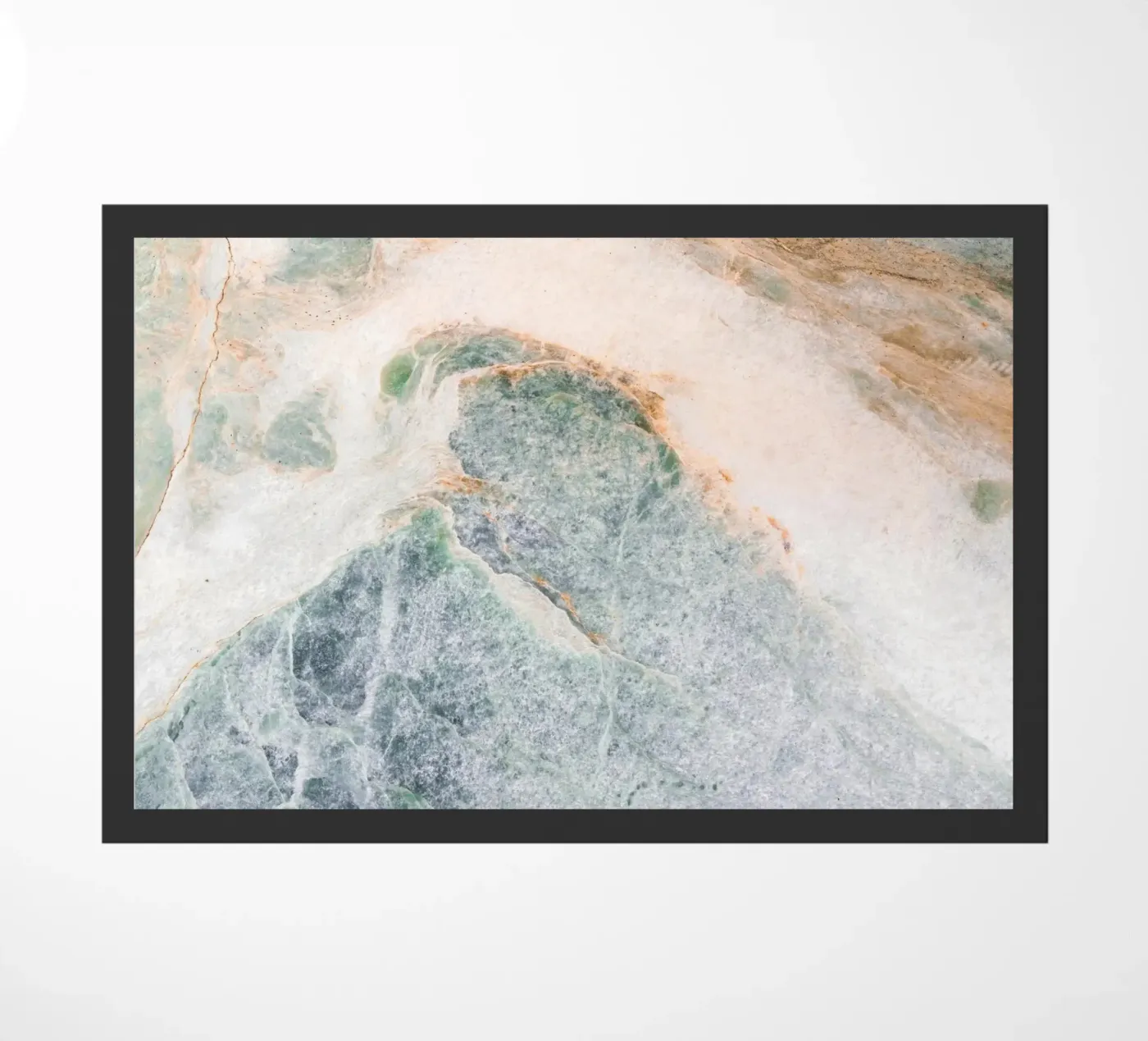 Soft marble texture - natural pattern doormat by Whole©