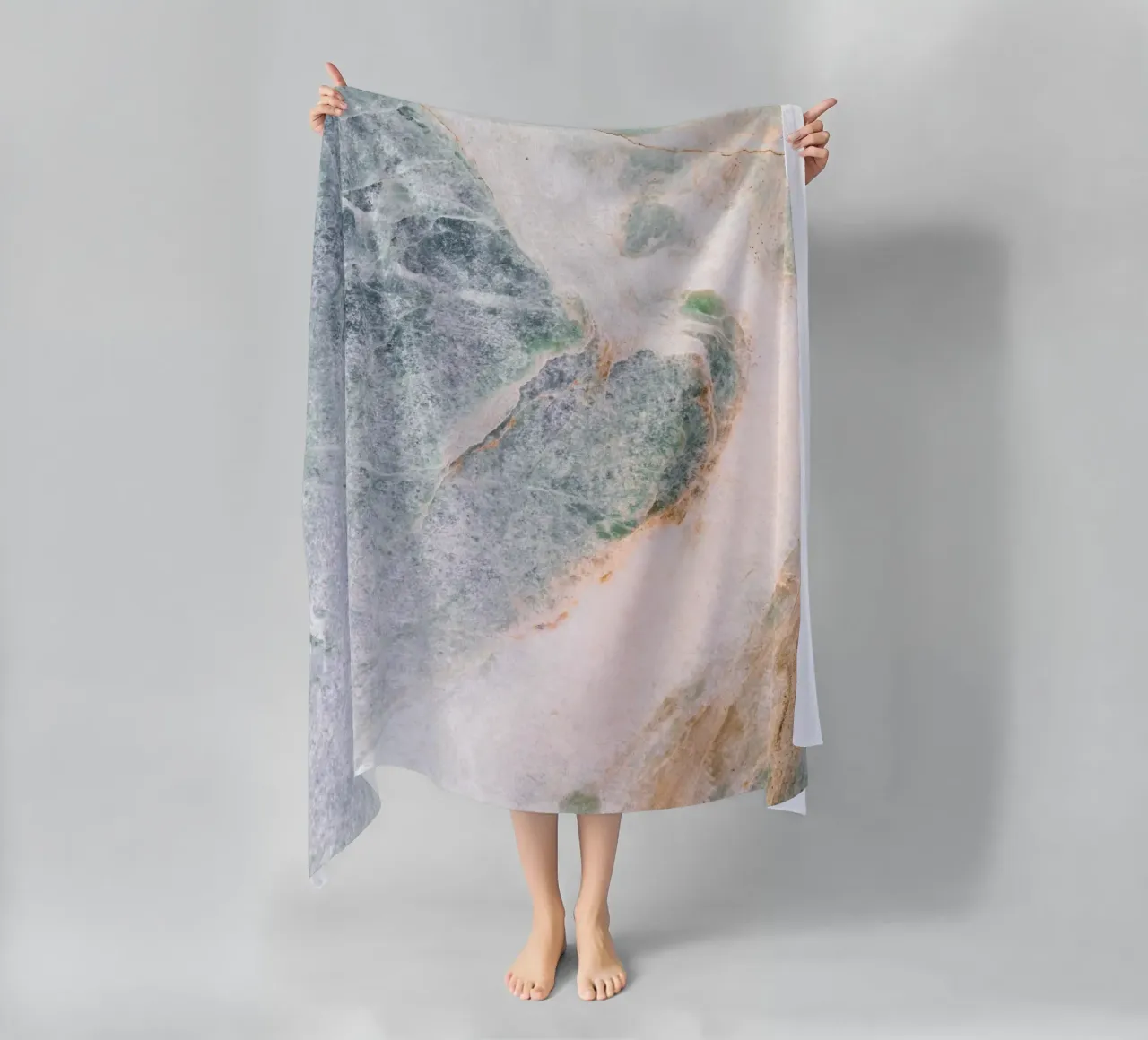 Morbida texture di marmo - motivo naturale telo mare da Whole©