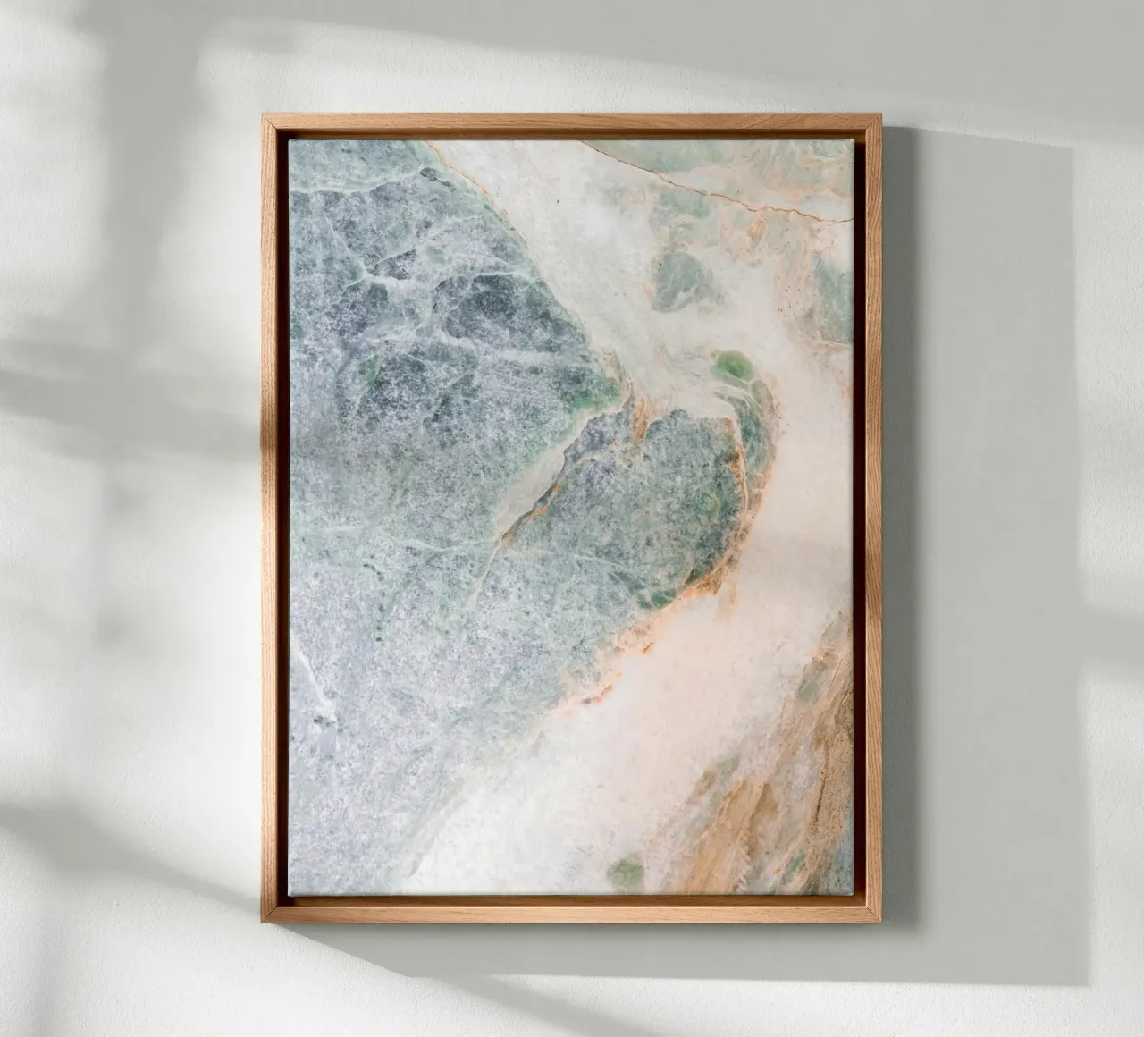 Soft marble texture - natural pattern canvas by Whole©