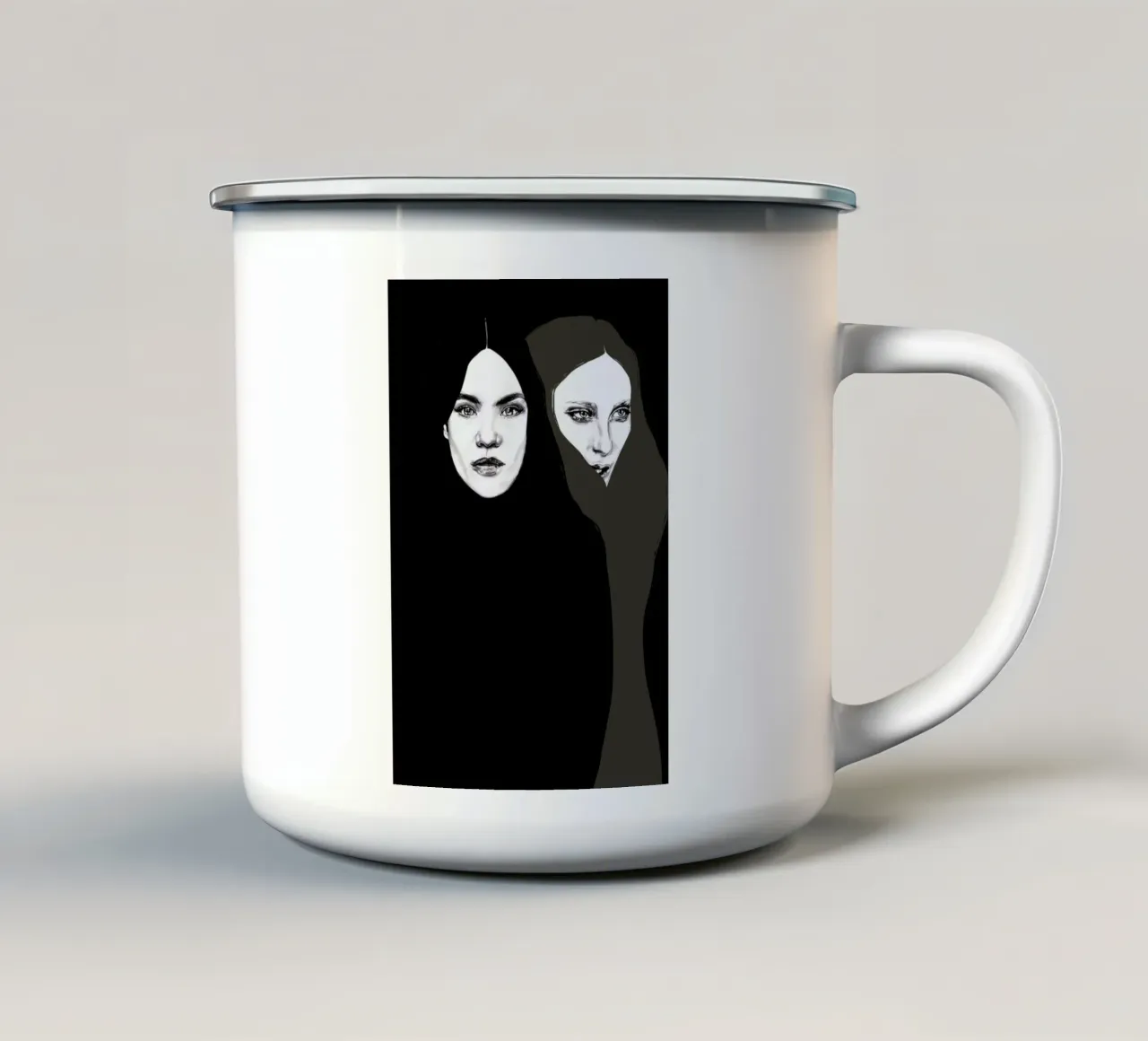 Friends tazza in smalto da Agnes KR Patience