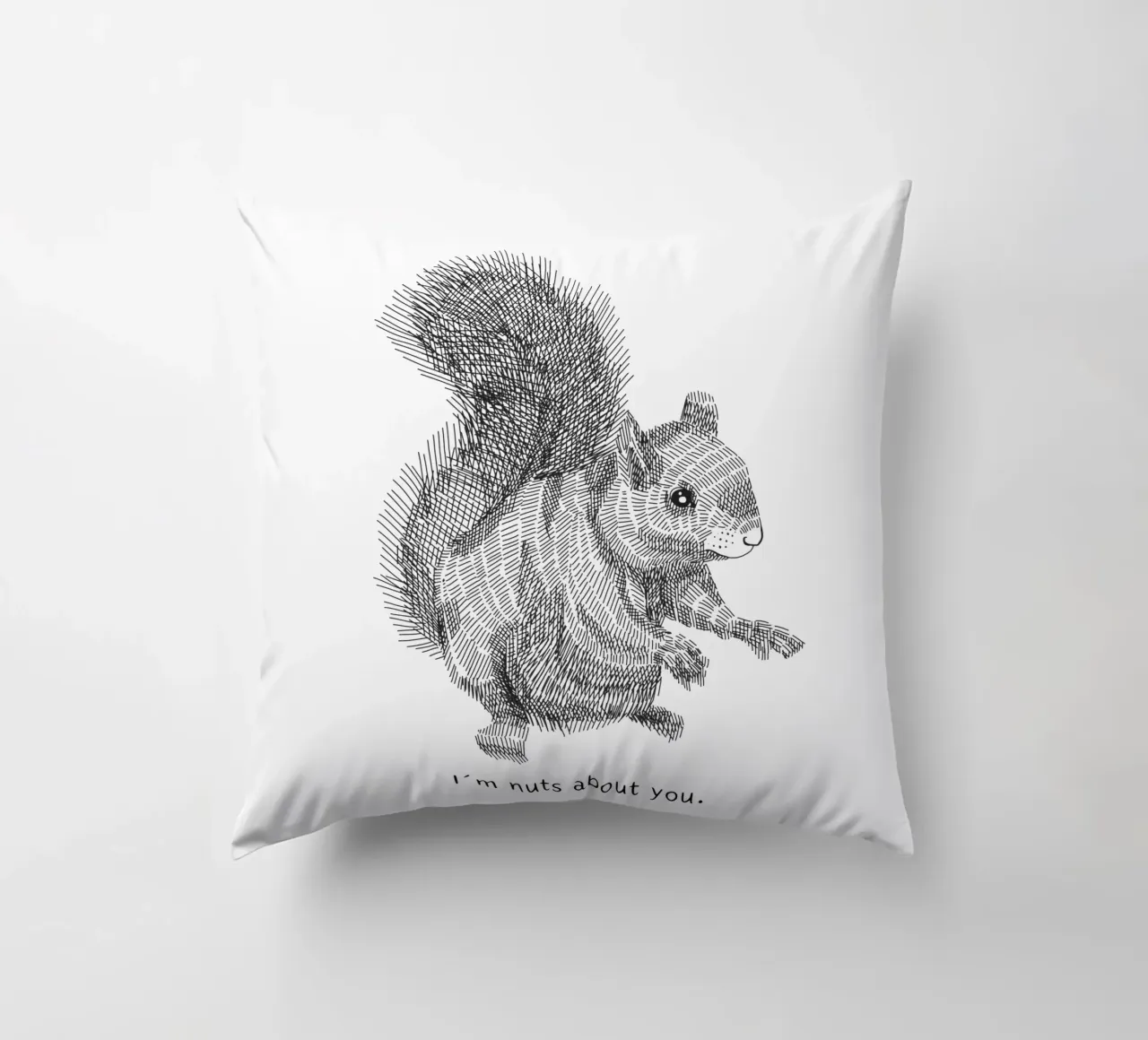 I´m nuts about you cuscino da Ohkimiko
